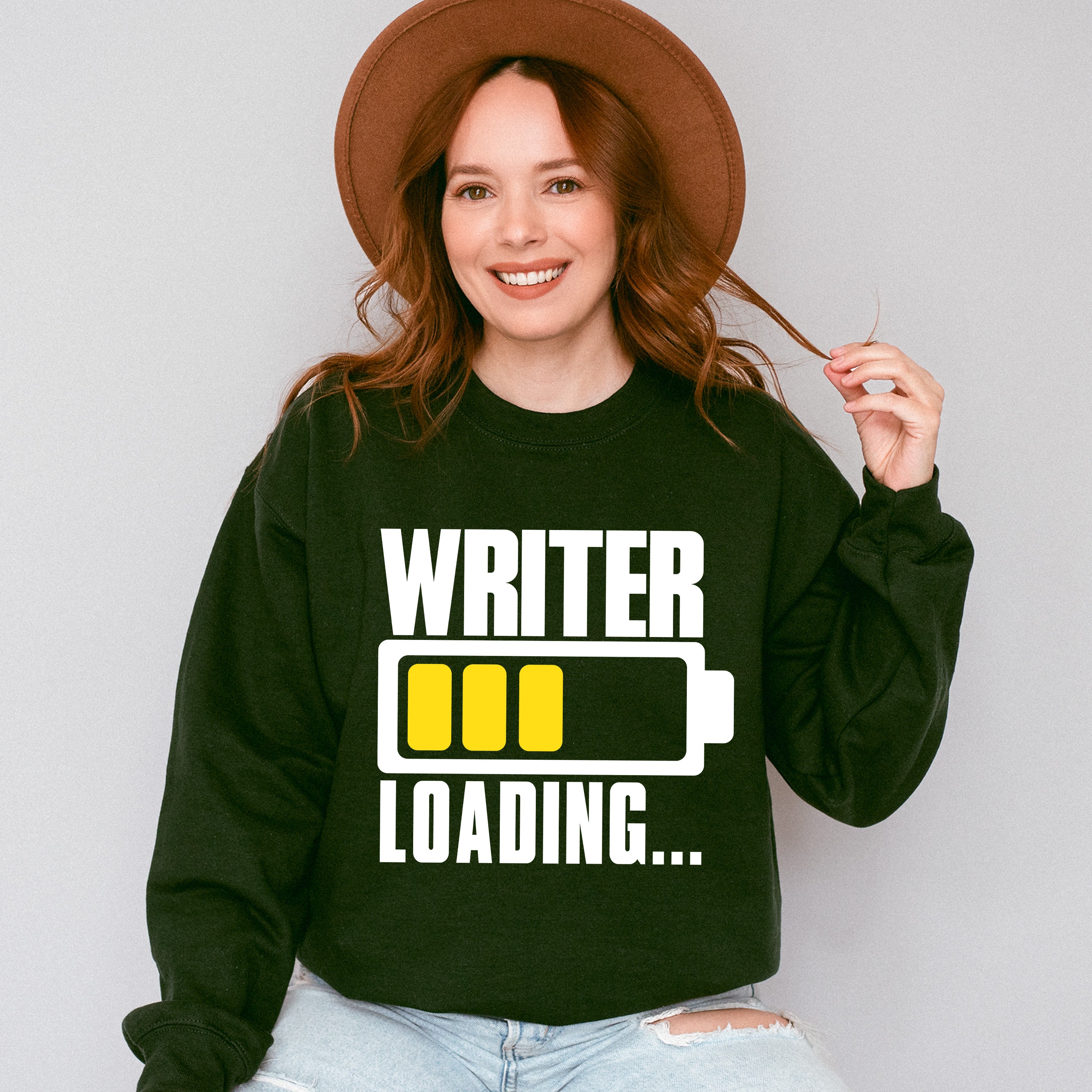 Writing Loading - Writing Unisex Crewneck T-Shirt Sweatshirt Hoodie
