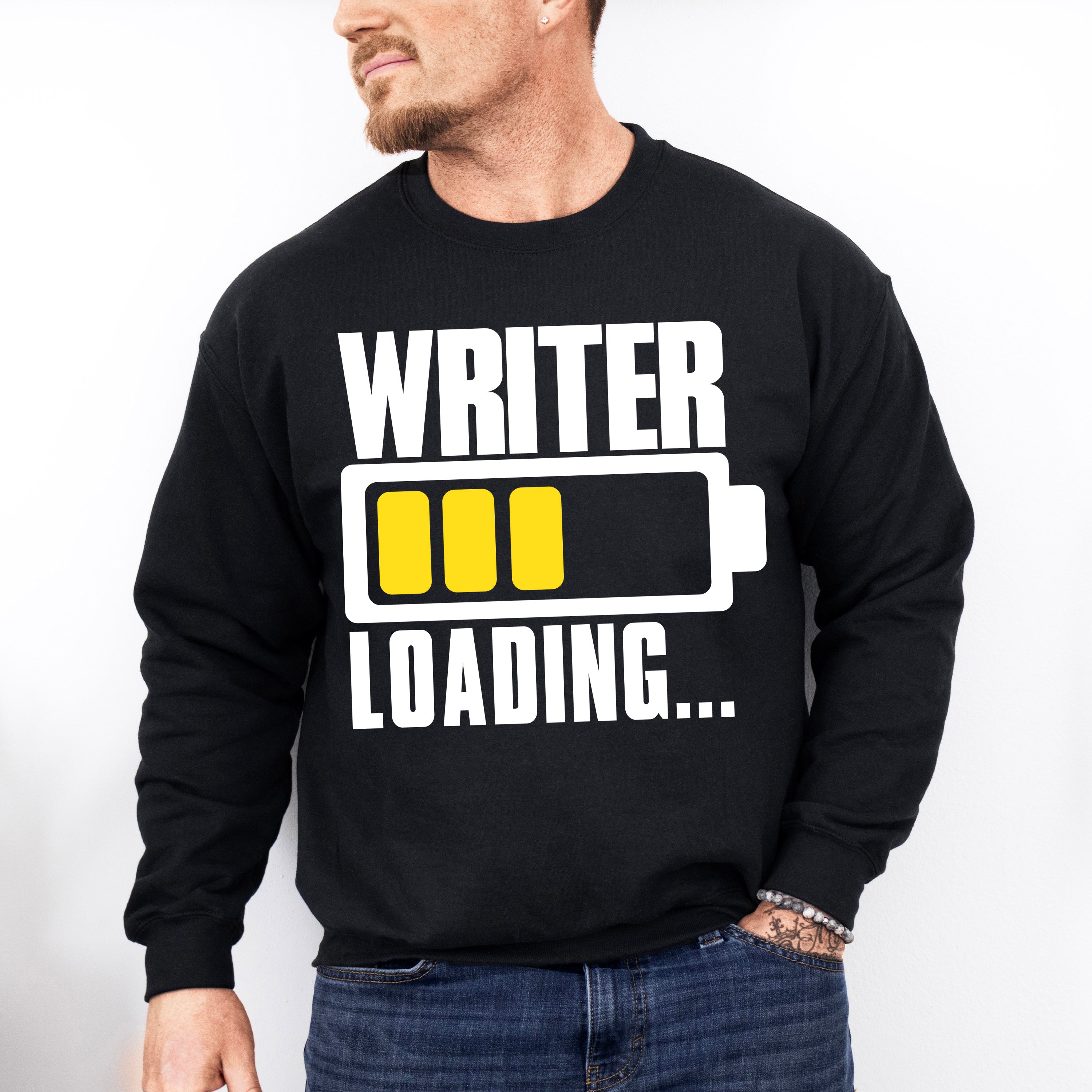 Writing Loading - Writing Unisex Crewneck T-Shirt Sweatshirt Hoodie