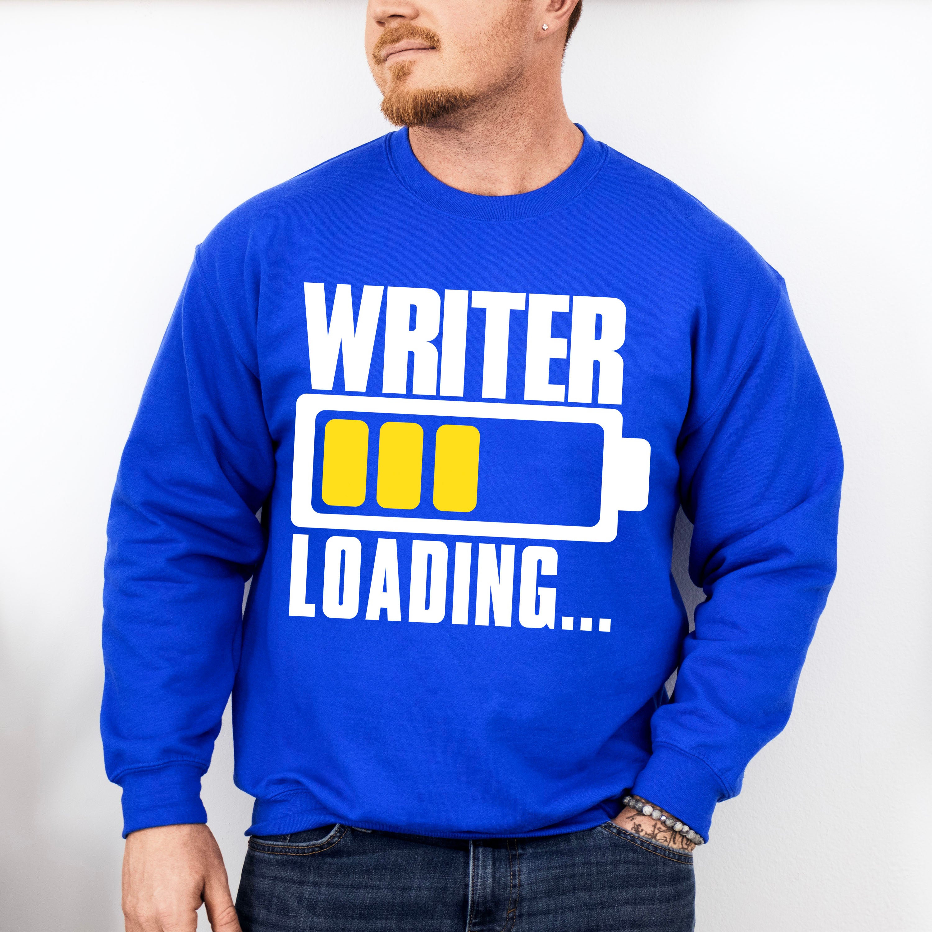 Writing Loading - Writing Unisex Crewneck T-Shirt Sweatshirt Hoodie