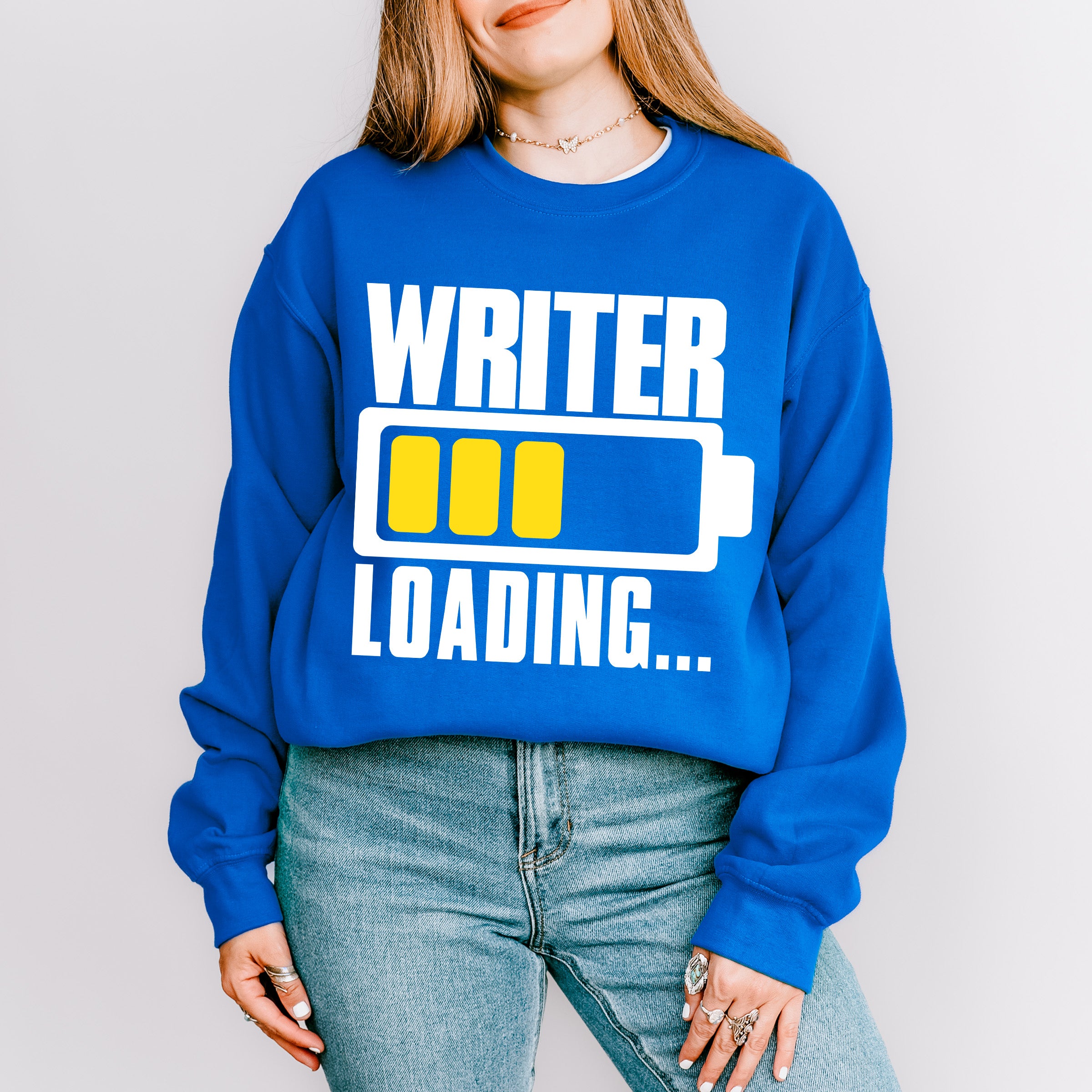 Writing Loading - Writing Unisex Crewneck T-Shirt Sweatshirt Hoodie