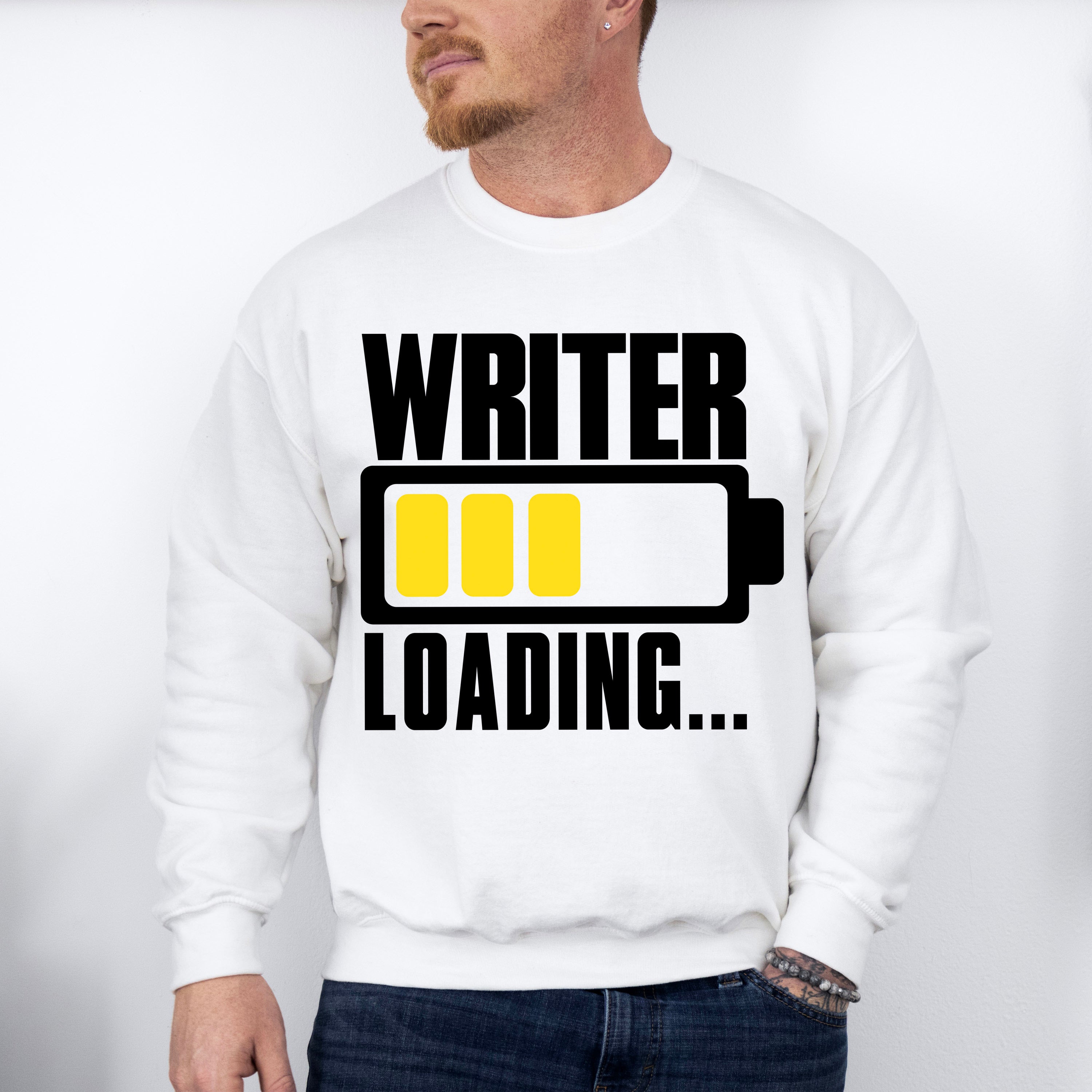 Writing Loading - Writing Unisex Crewneck T-Shirt Sweatshirt Hoodie
