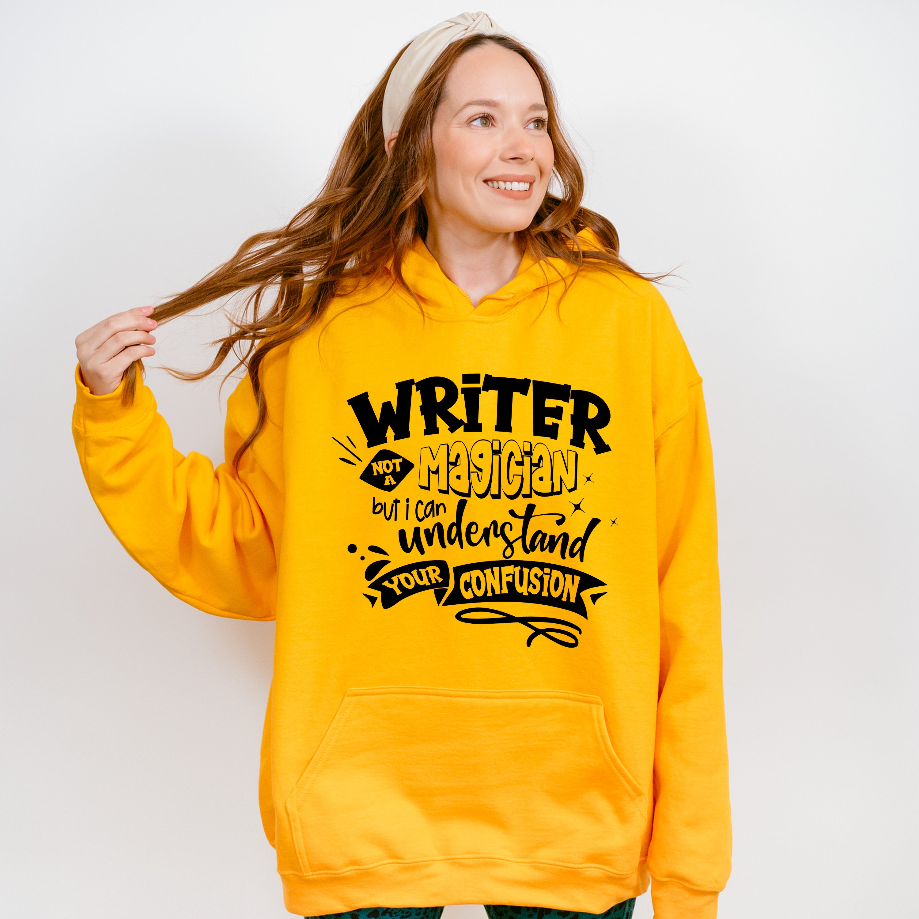 Writer Not A Magician - Writing Unisex Crewneck T-Shirt Sweatshirt Hoodie