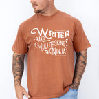 Writer AKA Multitasking Ninja - Writing Unisex Crewneck T-Shirt Sweatshirt Hoodie