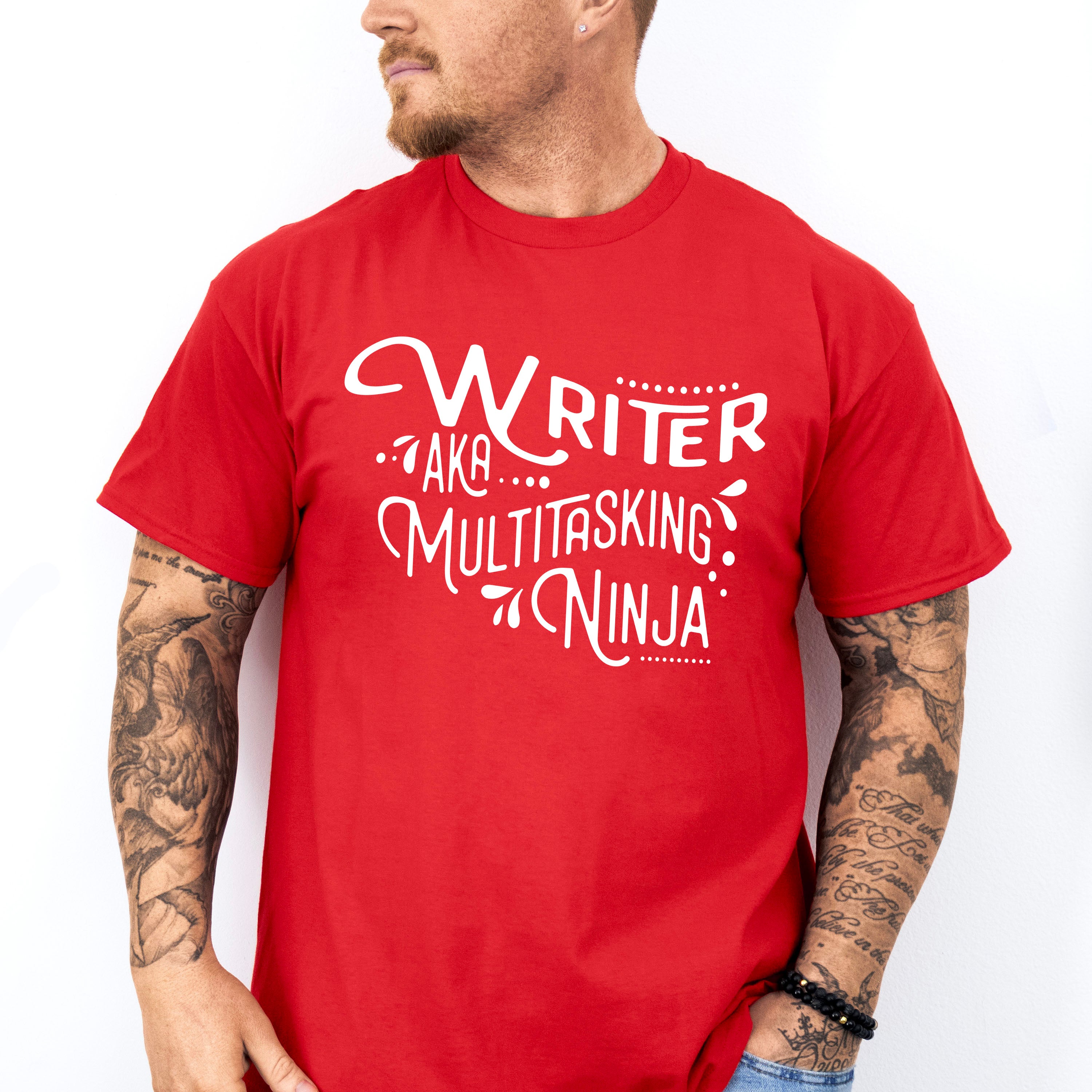 Writer AKA Multitasking Ninja - Writing Unisex Crewneck T-Shirt Sweatshirt Hoodie