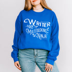 Writer AKA Multitasking Ninja - Writing Unisex Crewneck T-Shirt Sweatshirt Hoodie