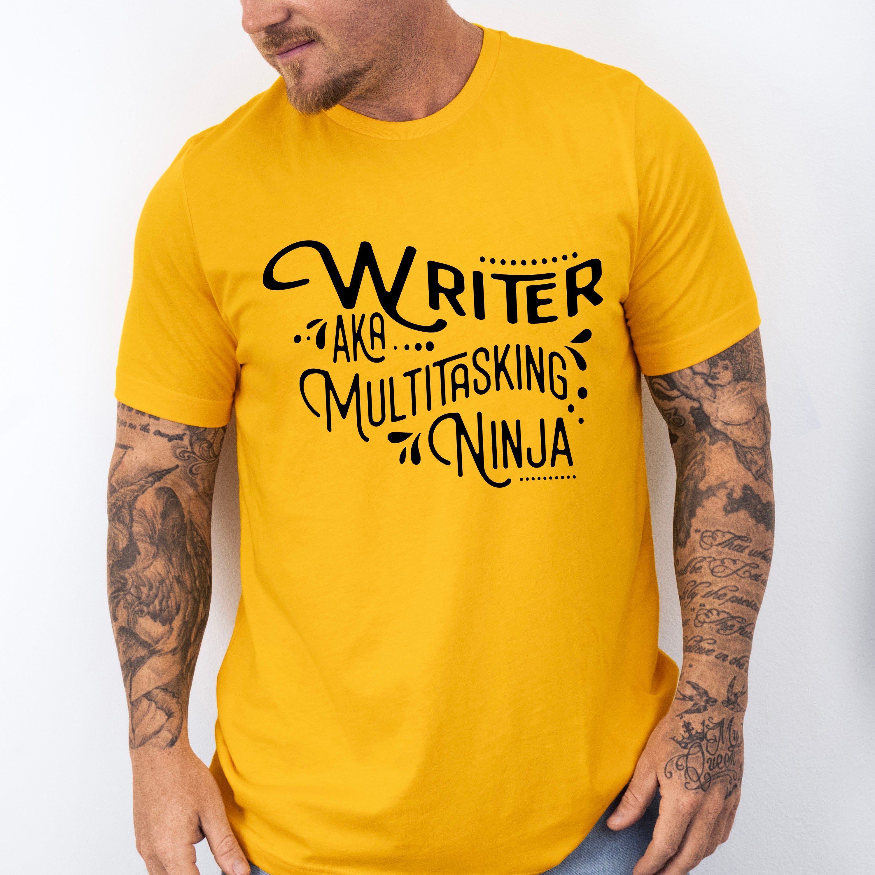 Writer AKA Multitasking Ninja - Writing Unisex Crewneck T-Shirt Sweatshirt Hoodie