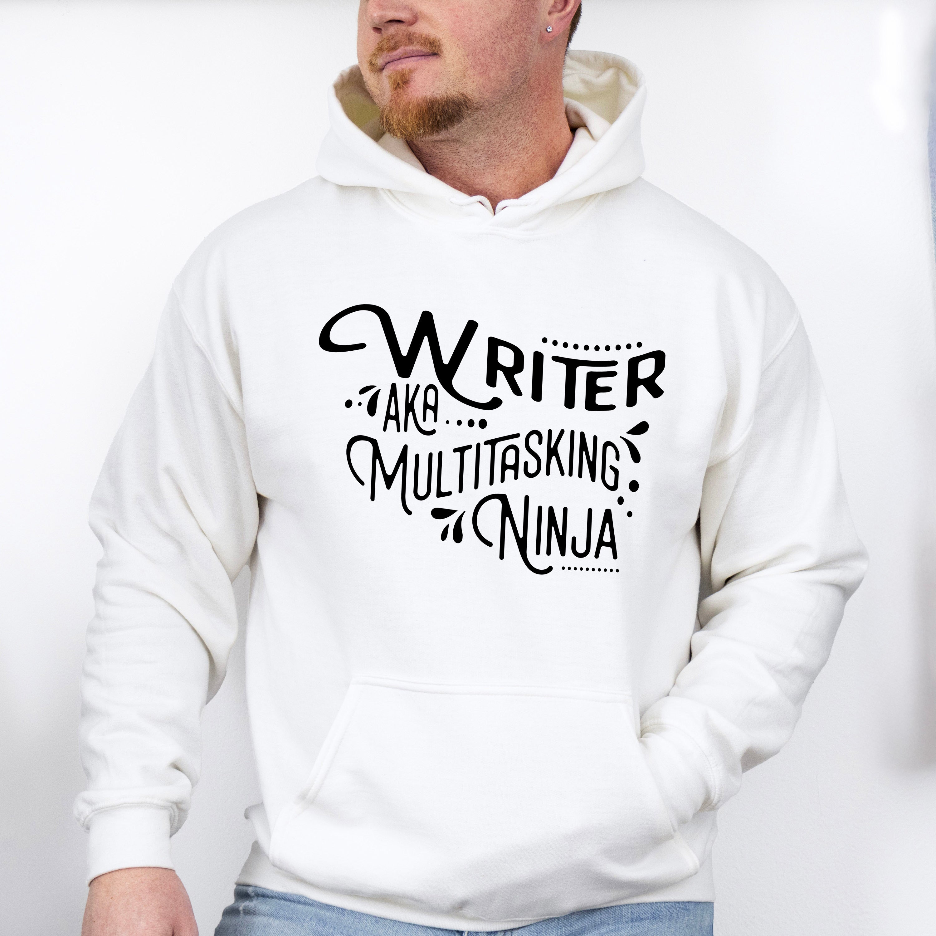 Writer AKA Multitasking Ninja - Writing Unisex Crewneck T-Shirt Sweatshirt Hoodie