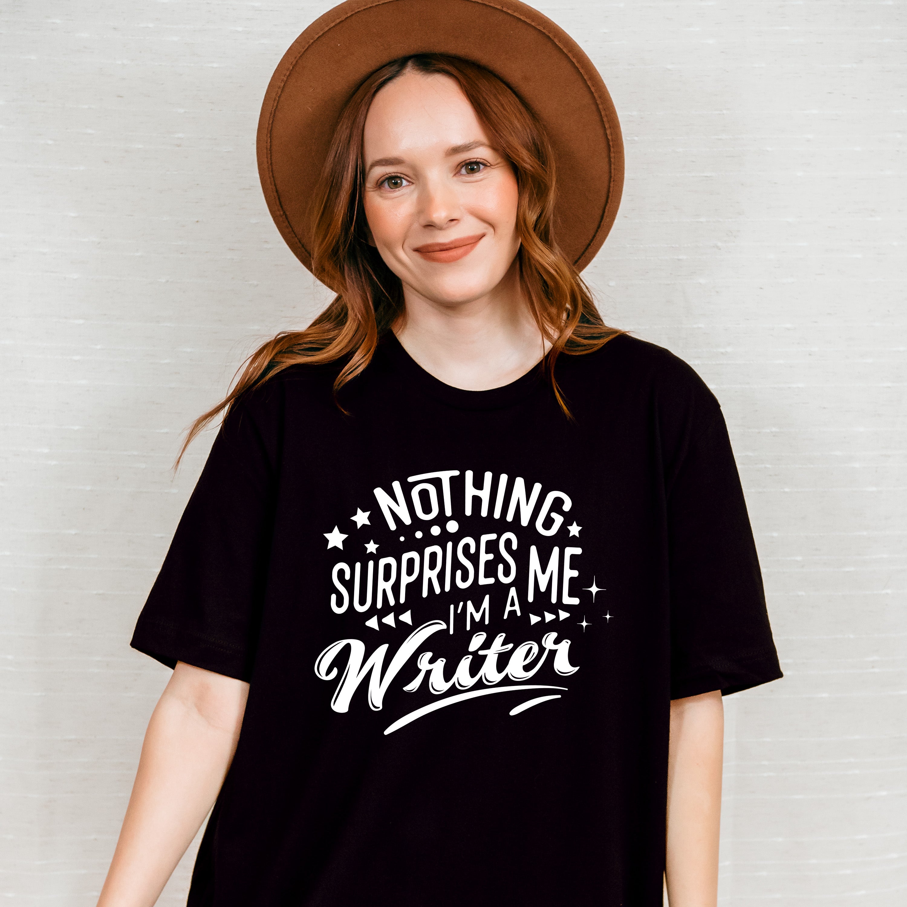 Nothing Surprises Me - Writing Unisex Crewneck T-Shirt Sweatshirt Hoodie