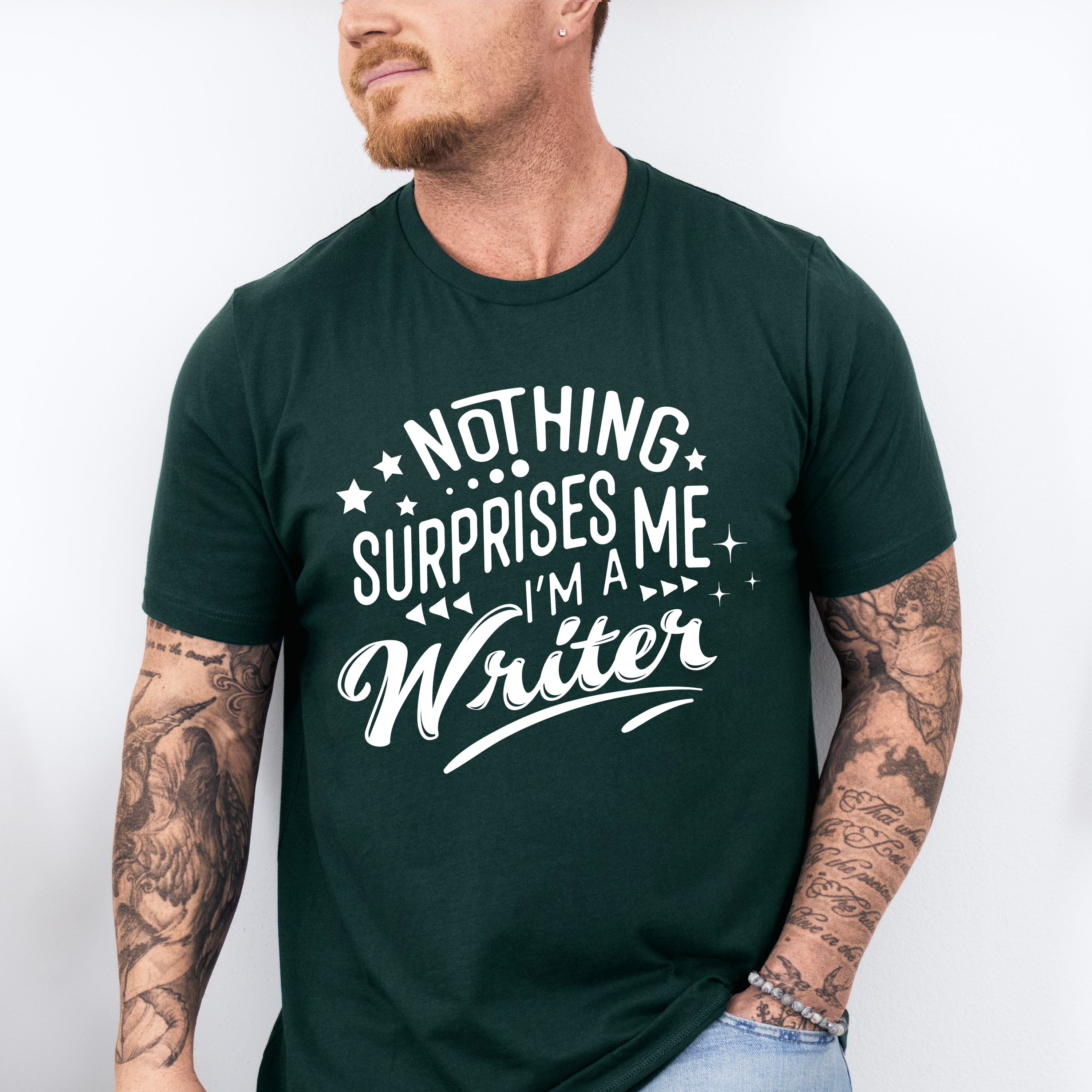 Nothing Surprises Me - Writing Unisex Crewneck T-Shirt Sweatshirt Hoodie