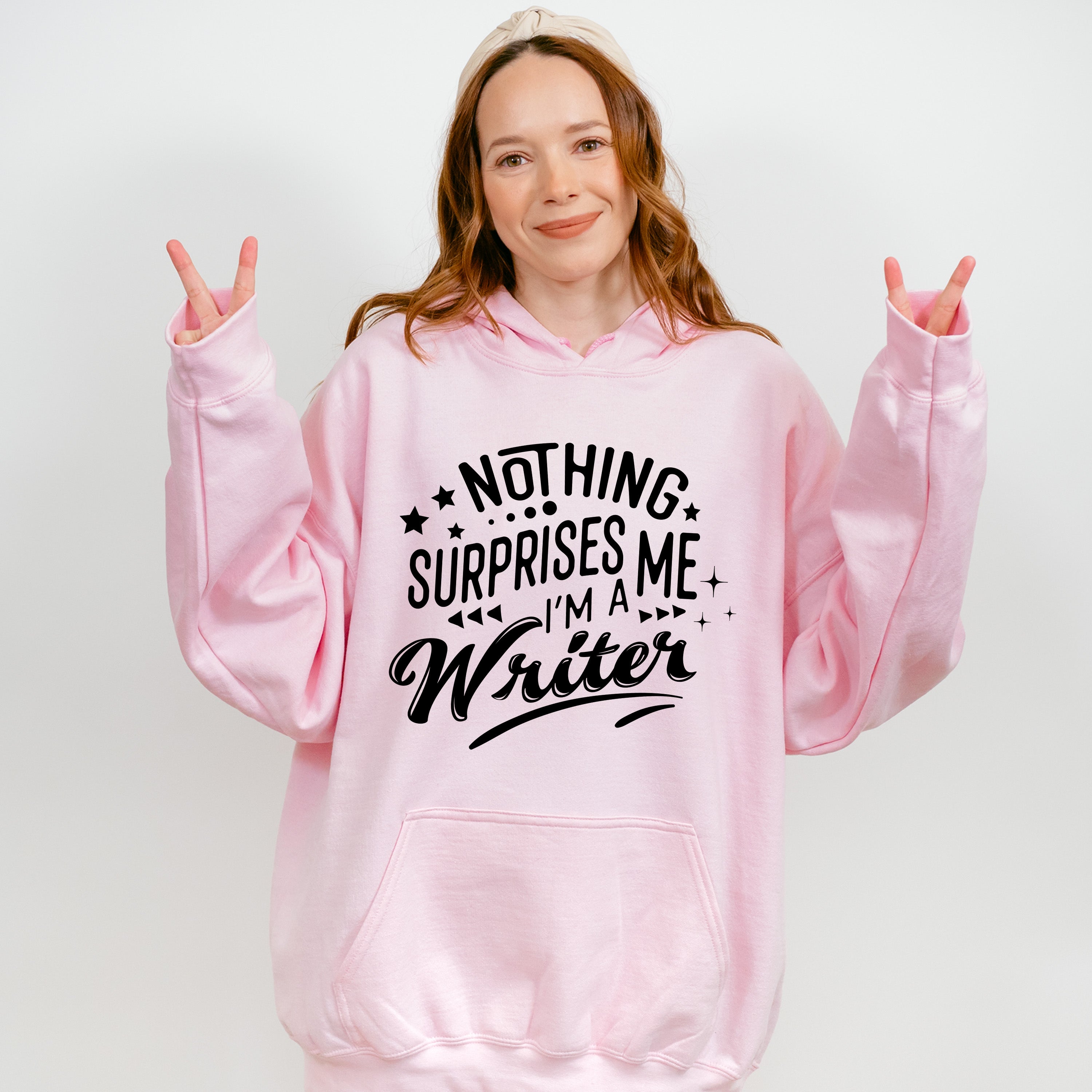 Nothing Surprises Me - Writing Unisex Crewneck T-Shirt Sweatshirt Hoodie