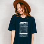 Writer Nutrition Facts - Writing Unisex Crewneck T-Shirt Sweatshirt Hoodie