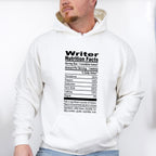 Writer Nutrition Facts - Writing Unisex Crewneck T-Shirt Sweatshirt Hoodie