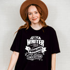 I Solve Problems - Writing Unisex Crewneck T-Shirt Sweatshirt Hoodie