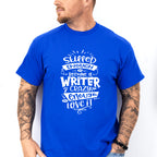 Crazy Enough To Love It - Writing Unisex Crewneck T-Shirt Sweatshirt Hoodie