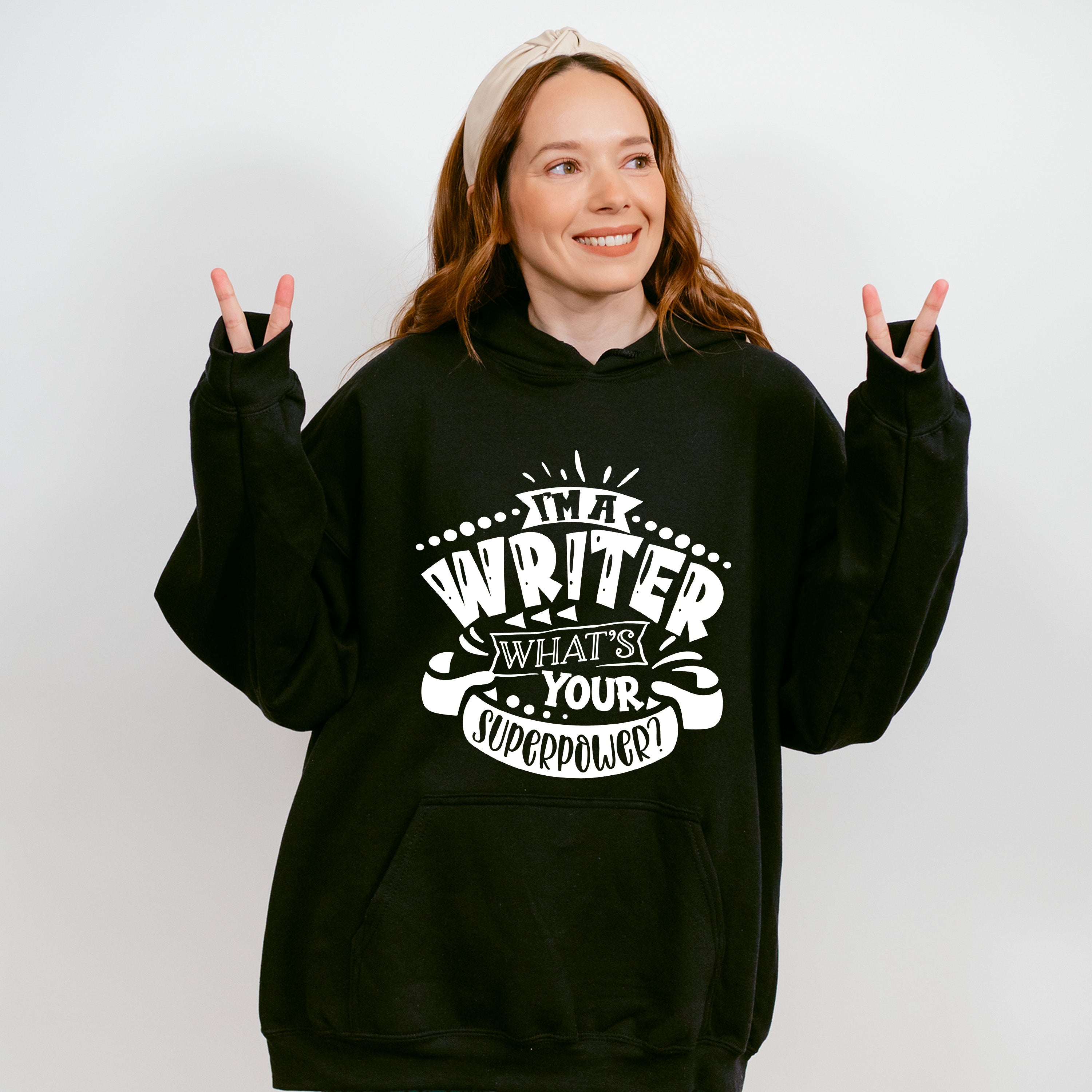 What's Your Superpower - Writing Unisex Crewneck T-Shirt Sweatshirt Hoodie