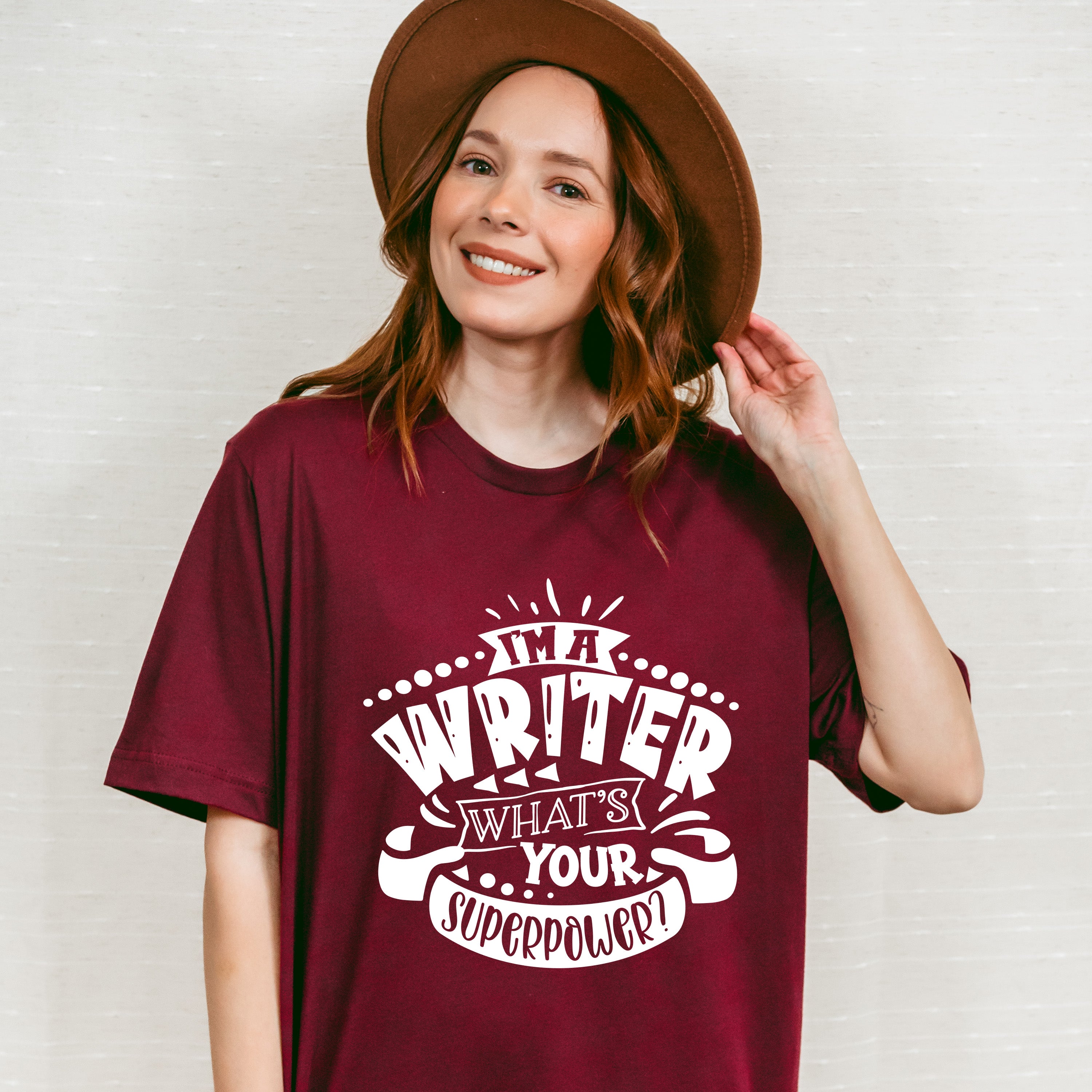 What's Your Superpower - Writing Unisex Crewneck T-Shirt Sweatshirt Hoodie