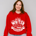 What's Your Superpower - Writing Unisex Crewneck T-Shirt Sweatshirt Hoodie