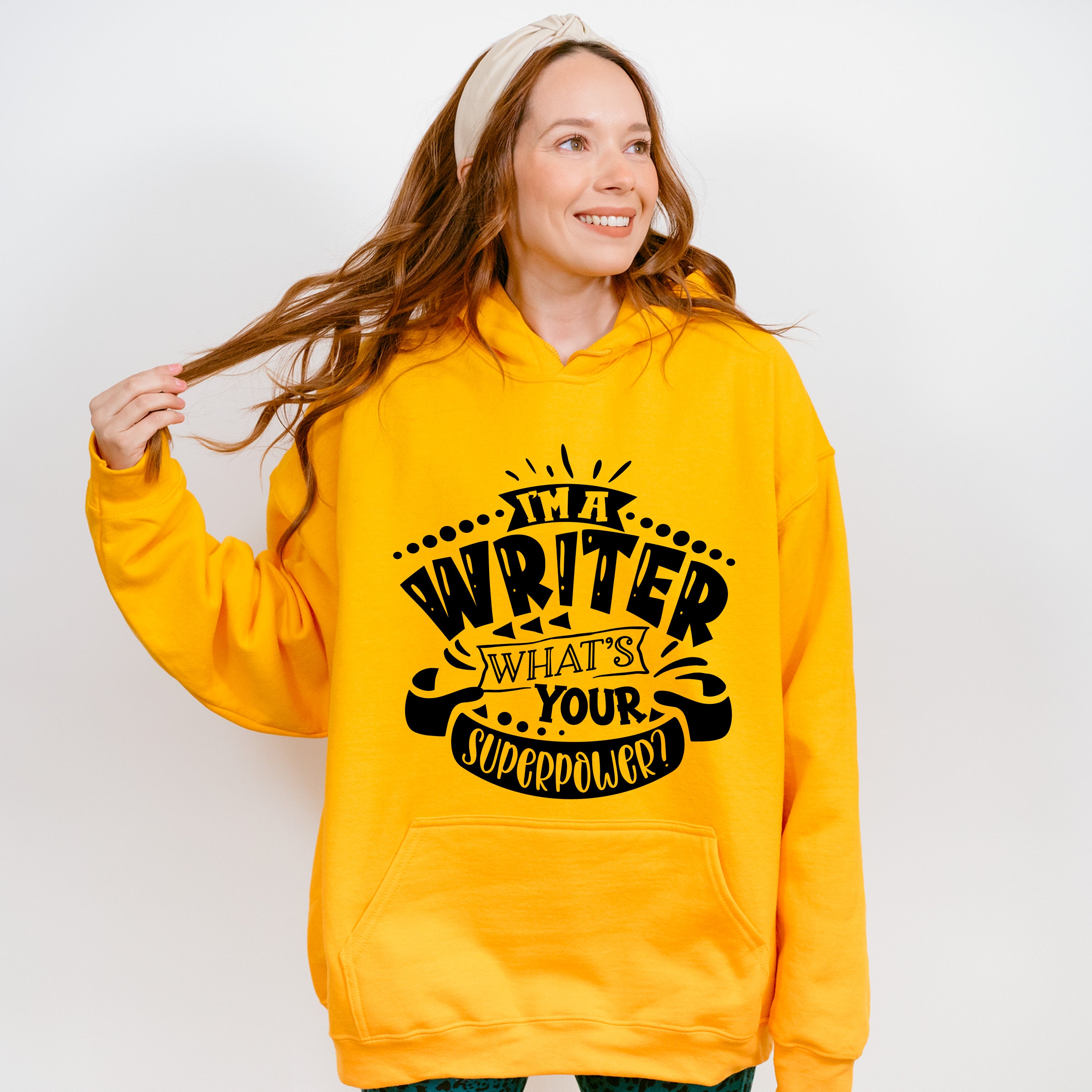 What's Your Superpower - Writing Unisex Crewneck T-Shirt Sweatshirt Hoodie