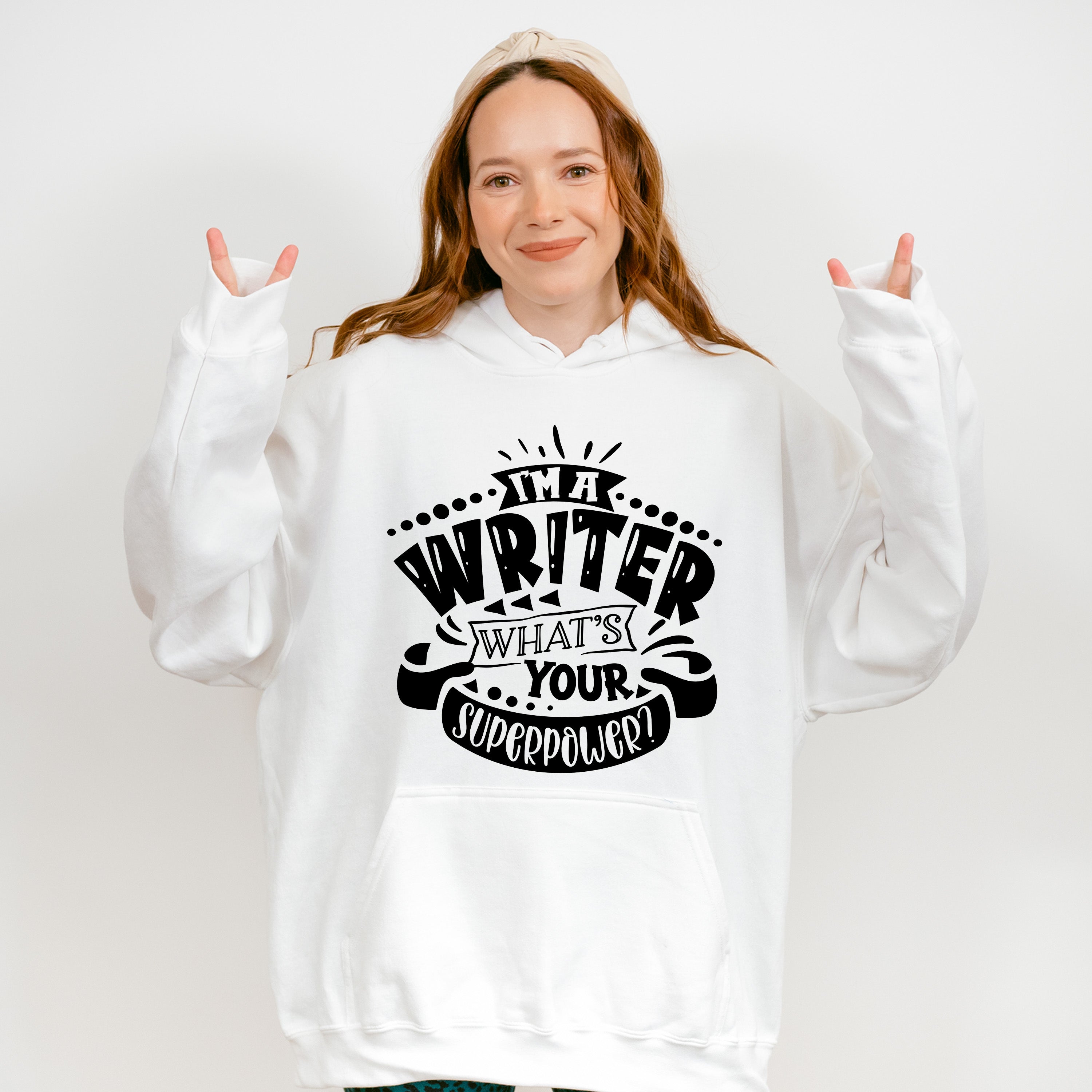 What's Your Superpower - Writing Unisex Crewneck T-Shirt Sweatshirt Hoodie