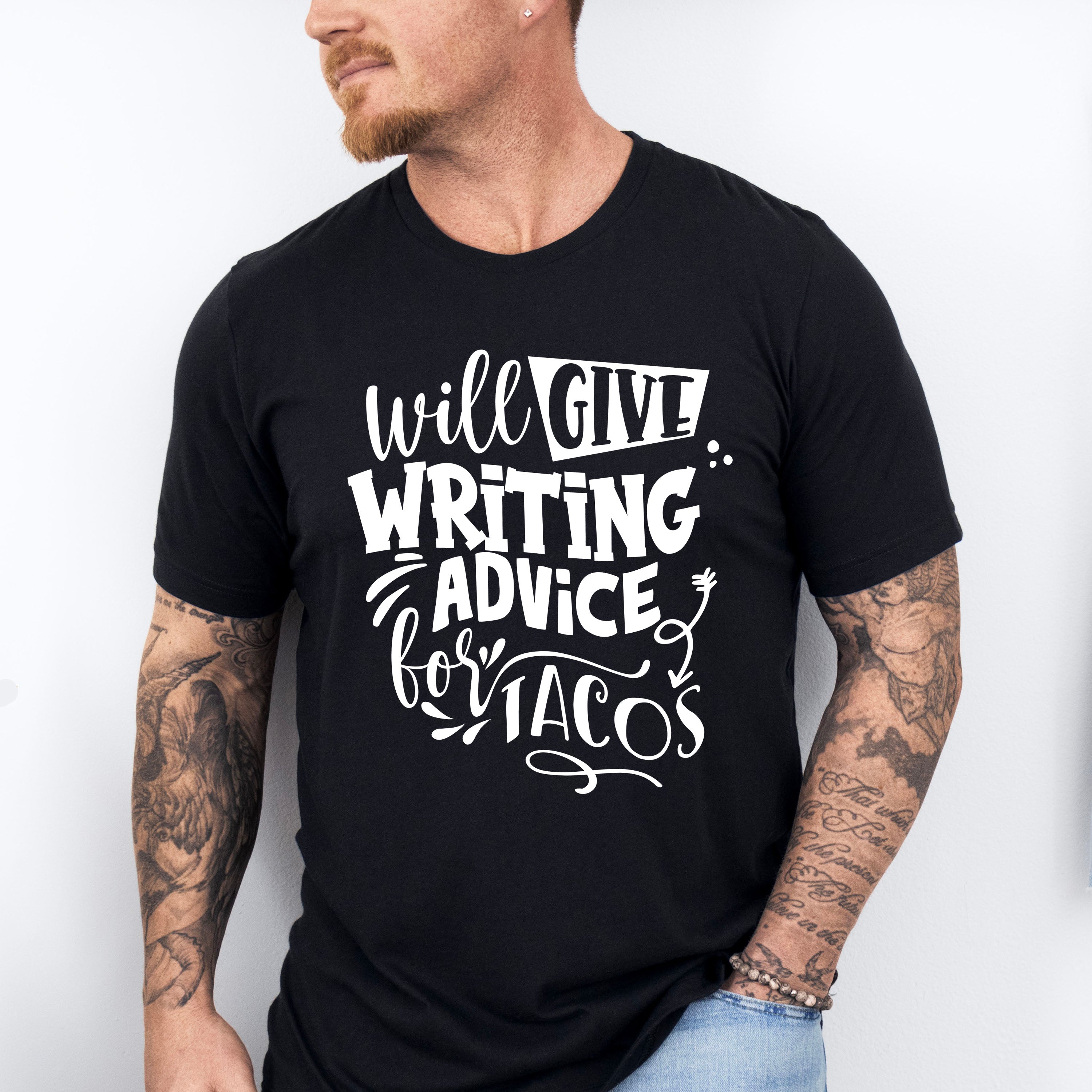 Writing Advice For Tacos - Writing Unisex Crewneck T-Shirt Sweatshirt Hoodie