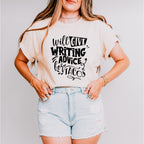 Writing Advice For Tacos - Writing Unisex Crewneck T-Shirt Sweatshirt Hoodie