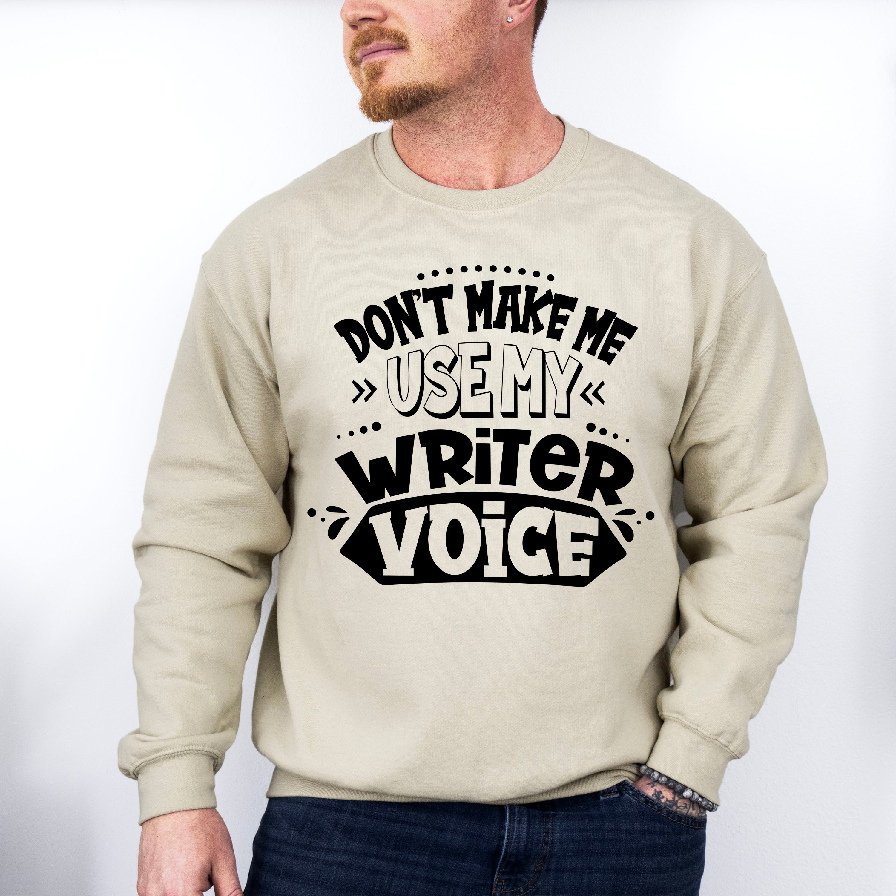 My Writer Voice - Writing Unisex Crewneck T-Shirt Sweatshirt Hoodie