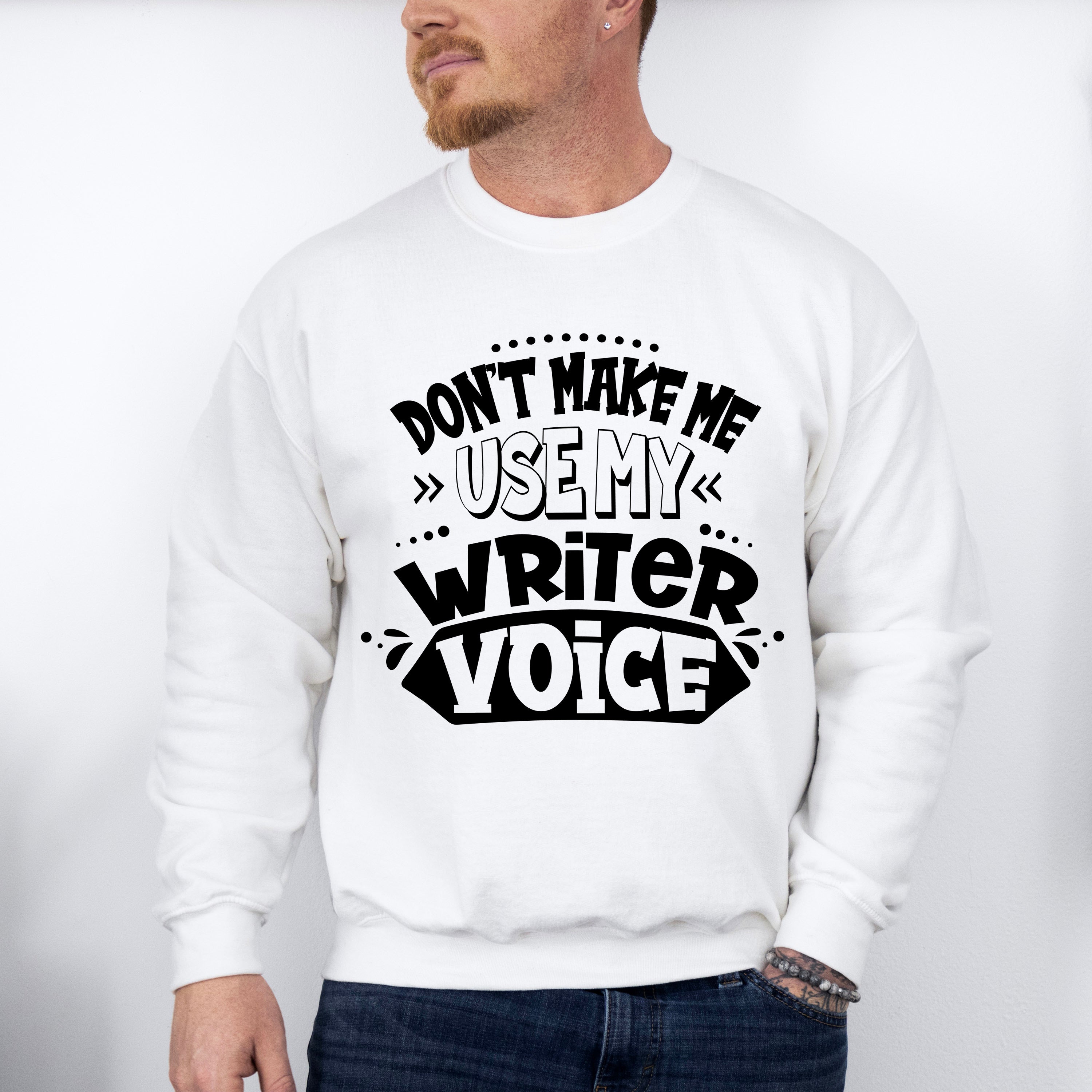 My Writer Voice - Writing Unisex Crewneck T-Shirt Sweatshirt Hoodie