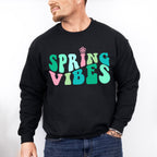 Spring Vibes Design - Spring Unisex Crewneck T-Shirt Sweatshirt Hoodie