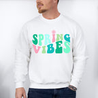 Spring Vibes Design - Spring Unisex Crewneck T-Shirt Sweatshirt Hoodie