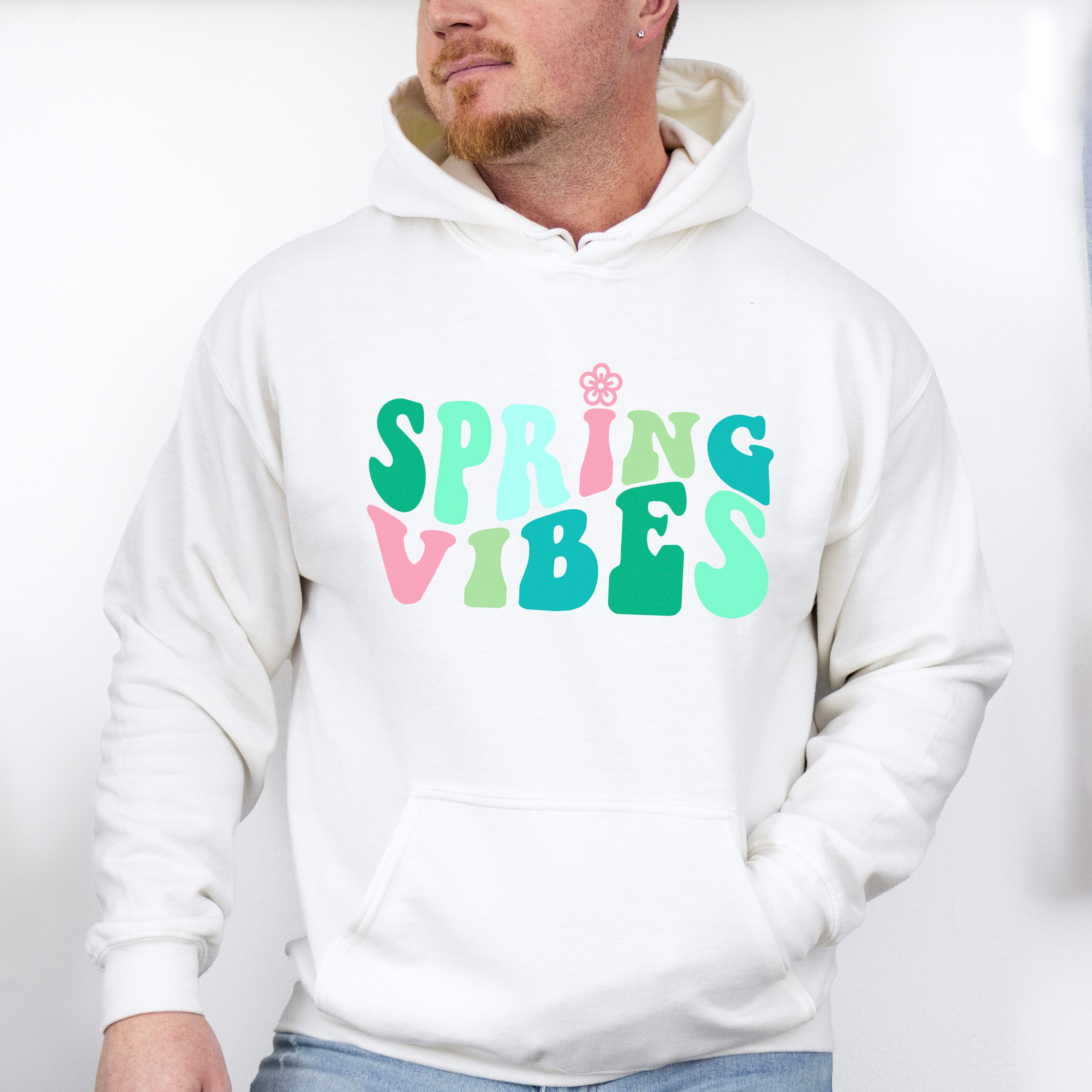 Spring Vibes Design - Spring Unisex Crewneck T-Shirt Sweatshirt Hoodie