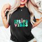 Spring Vibes Design - Spring Unisex Crewneck T-Shirt Sweatshirt Hoodie