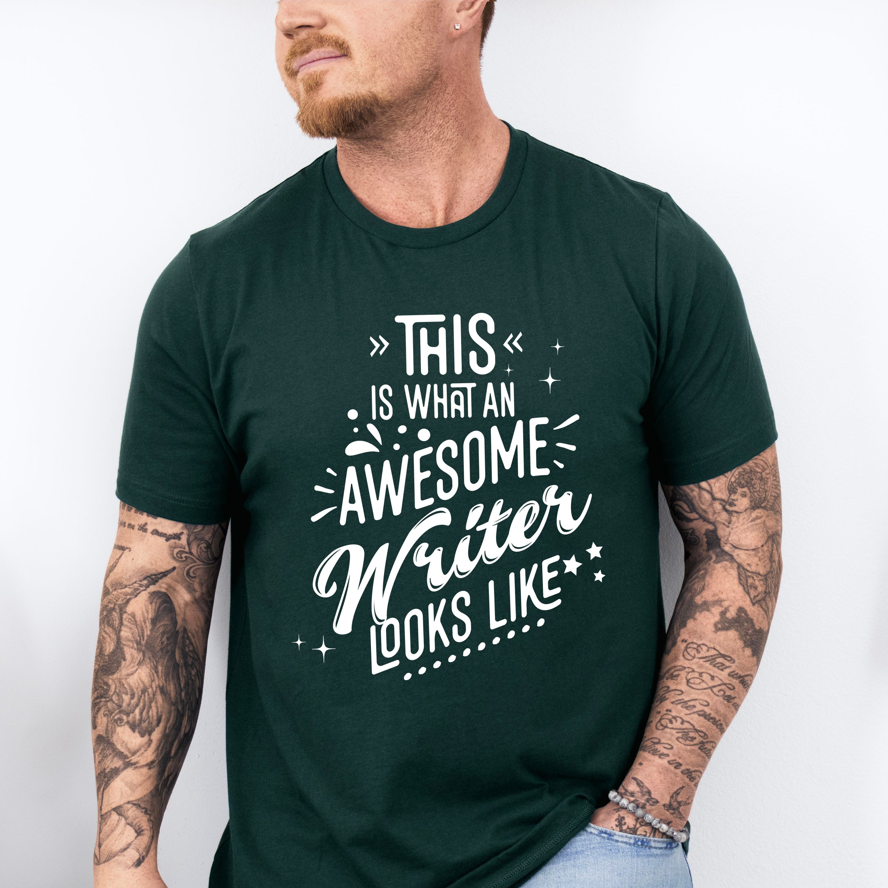 Awesome Writer Looks Like Design - Writing Unisex Crewneck T-Shirt Sweatshirt Hoodie