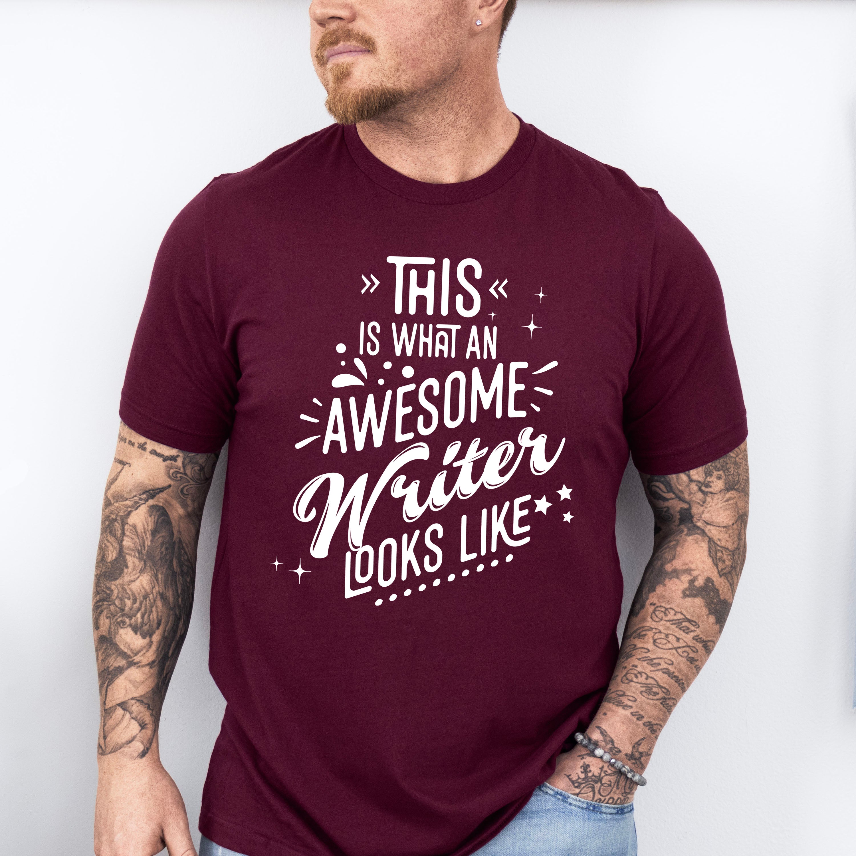 Awesome Writer Looks Like Design - Writing Unisex Crewneck T-Shirt Sweatshirt Hoodie