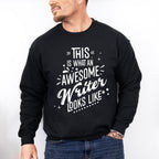 Awesome Writer Looks Like Design - Writing Unisex Crewneck T-Shirt Sweatshirt Hoodie