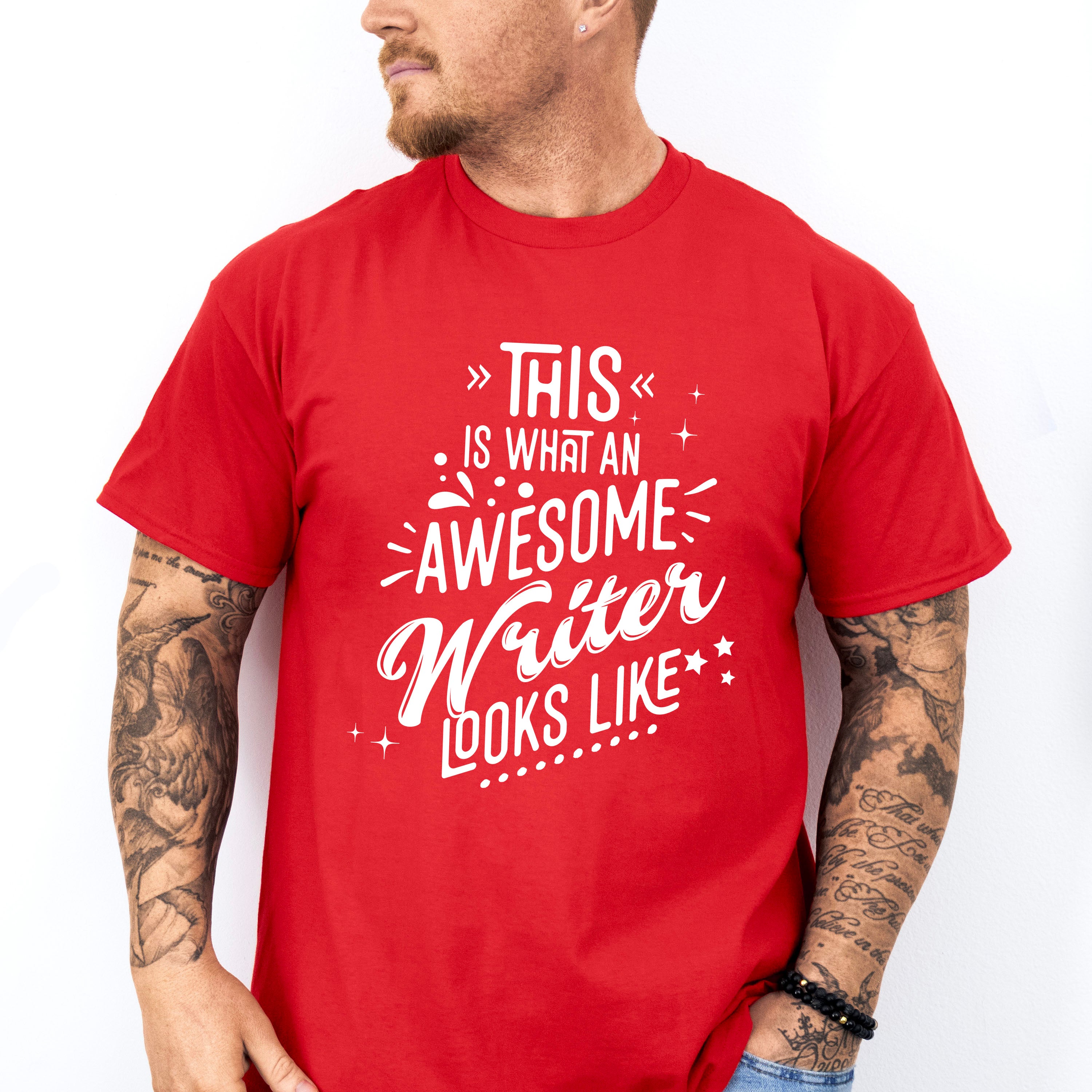 Awesome Writer Looks Like Design - Writing Unisex Crewneck T-Shirt Sweatshirt Hoodie
