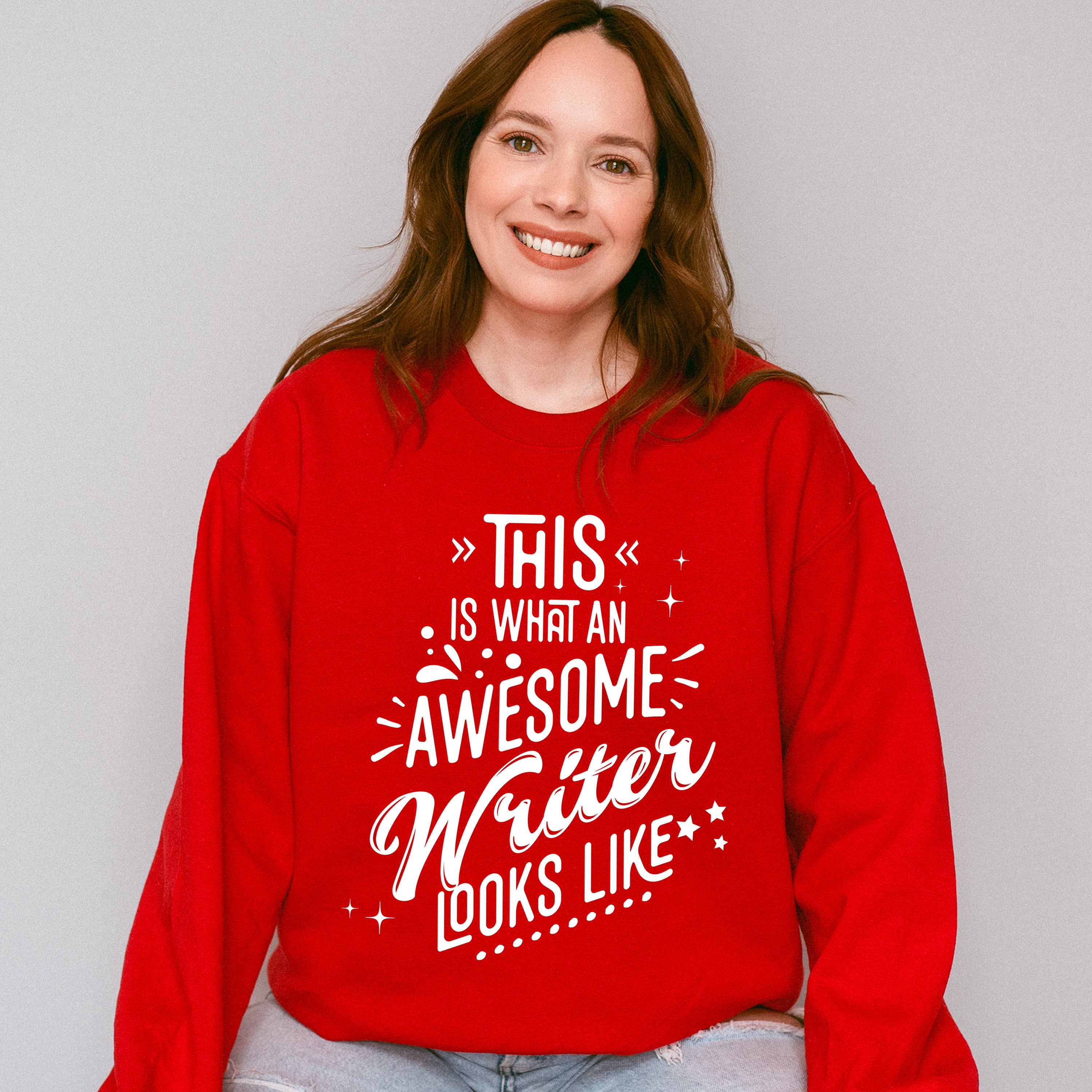 Awesome Writer Looks Like Design - Writing Unisex Crewneck T-Shirt Sweatshirt Hoodie