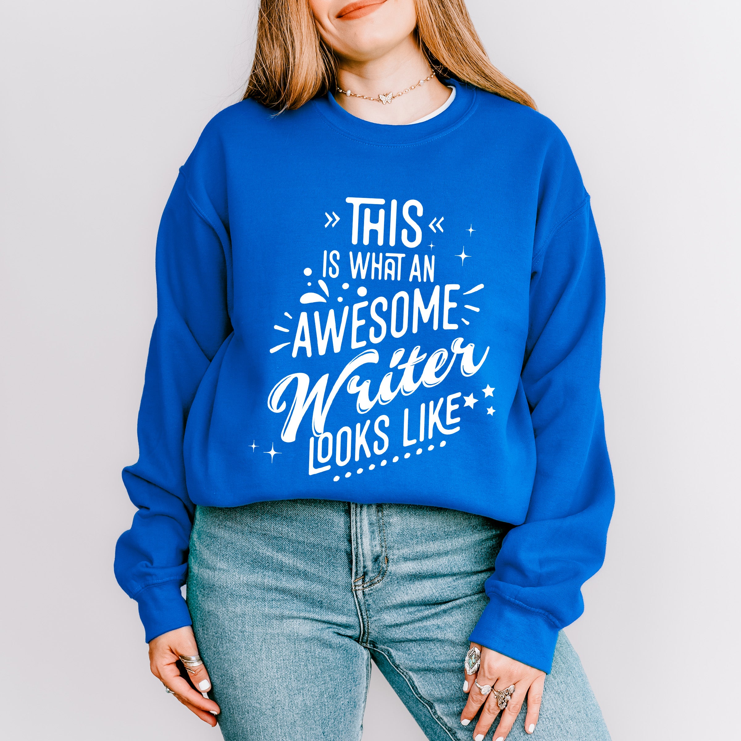 Awesome Writer Looks Like Design - Writing Unisex Crewneck T-Shirt Sweatshirt Hoodie