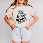 Awesome Writer Looks Like Design - Writing Unisex Crewneck T-Shirt Sweatshirt Hoodie
