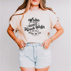 Writer Because - Writing Unisex Crewneck T-Shirt Sweatshirt Hoodie