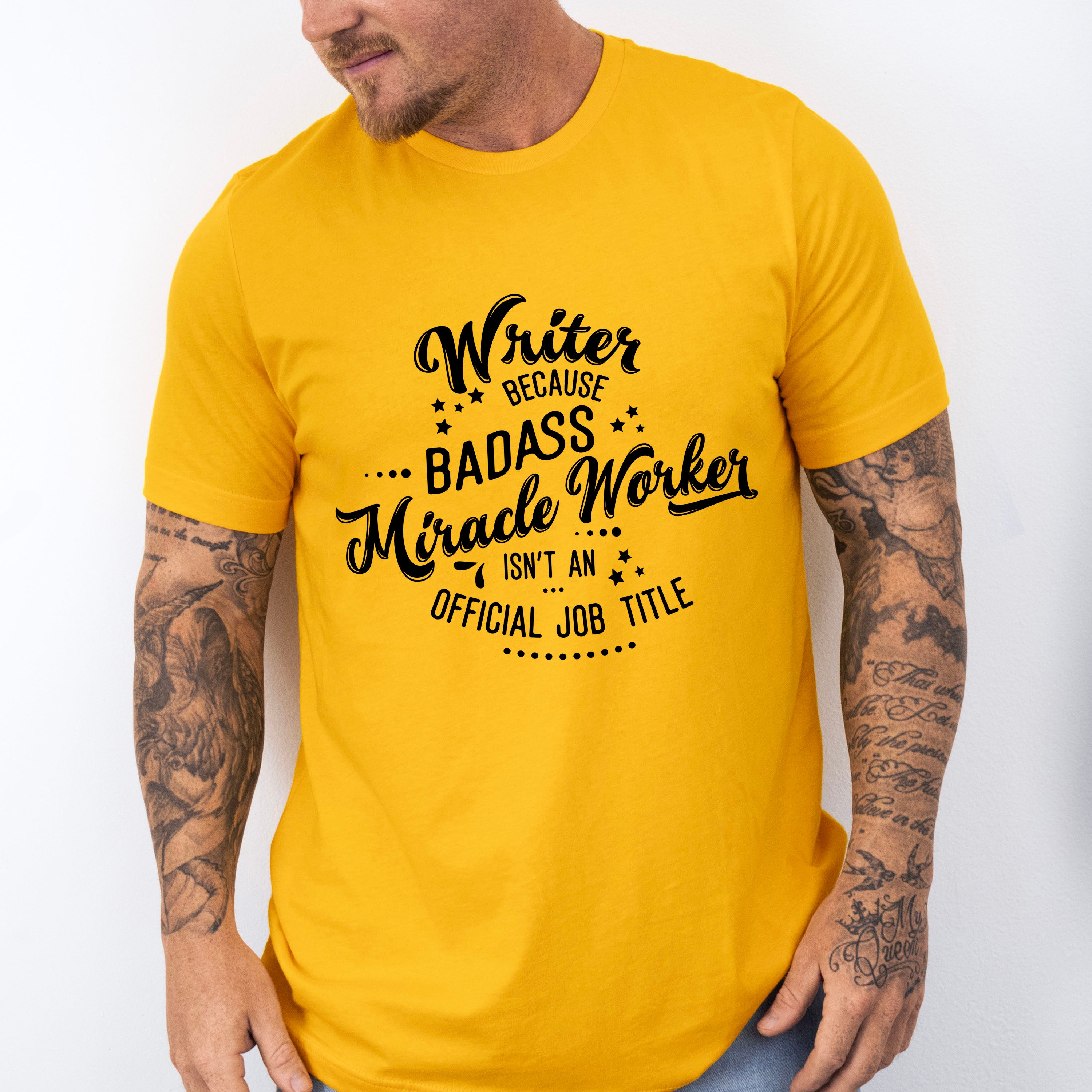 Writer Because - Writing Unisex Crewneck T-Shirt Sweatshirt Hoodie