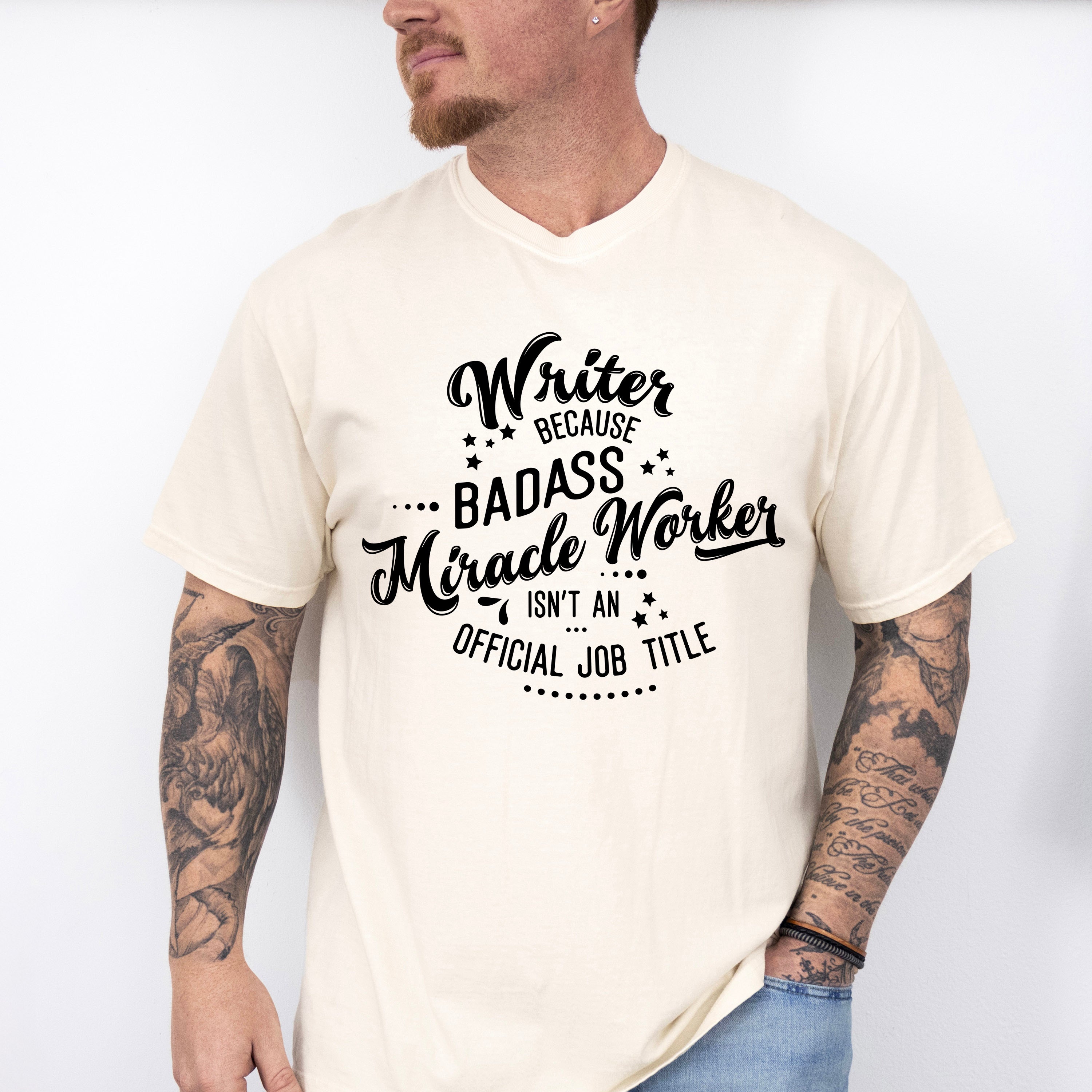 Writer Because - Writing Unisex Crewneck T-Shirt Sweatshirt Hoodie