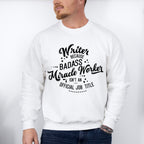 Writer Because - Writing Unisex Crewneck T-Shirt Sweatshirt Hoodie