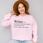 Writer Definition - Writing Unisex Crewneck T-Shirt Sweatshirt Hoodie