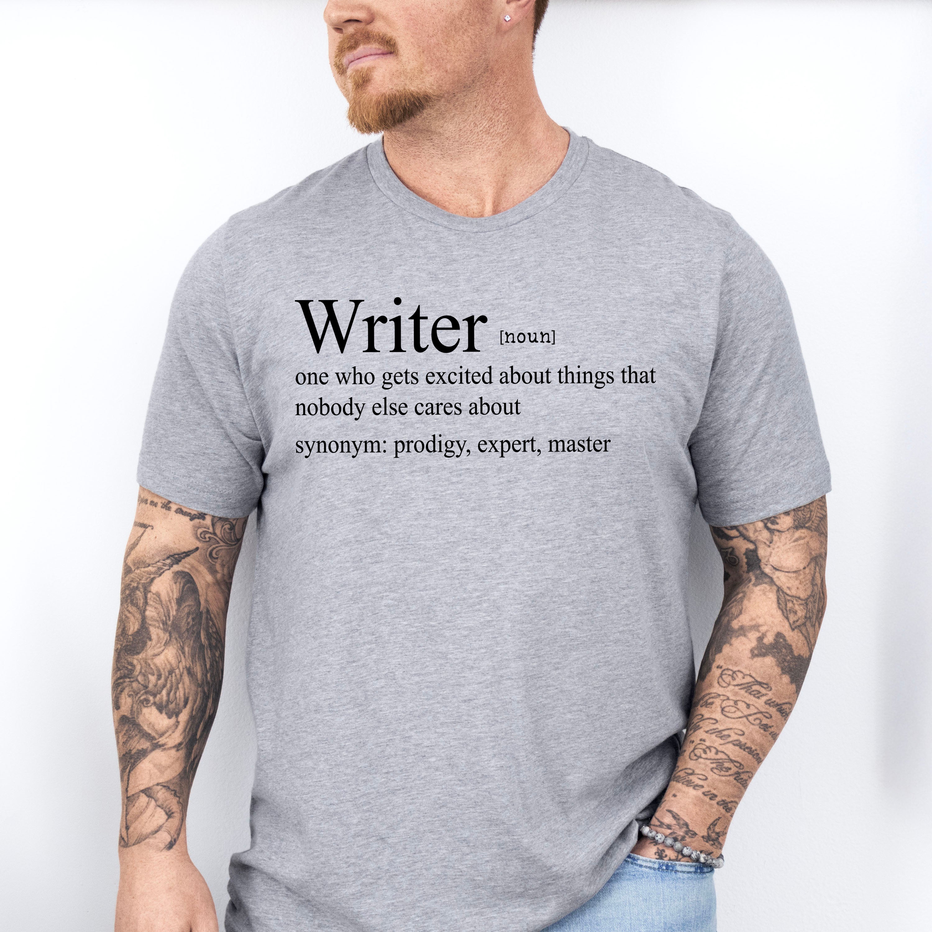 Writer Definition - Writing Unisex Crewneck T-Shirt Sweatshirt Hoodie
