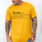 Writer Definition - Writing Unisex Crewneck T-Shirt Sweatshirt Hoodie