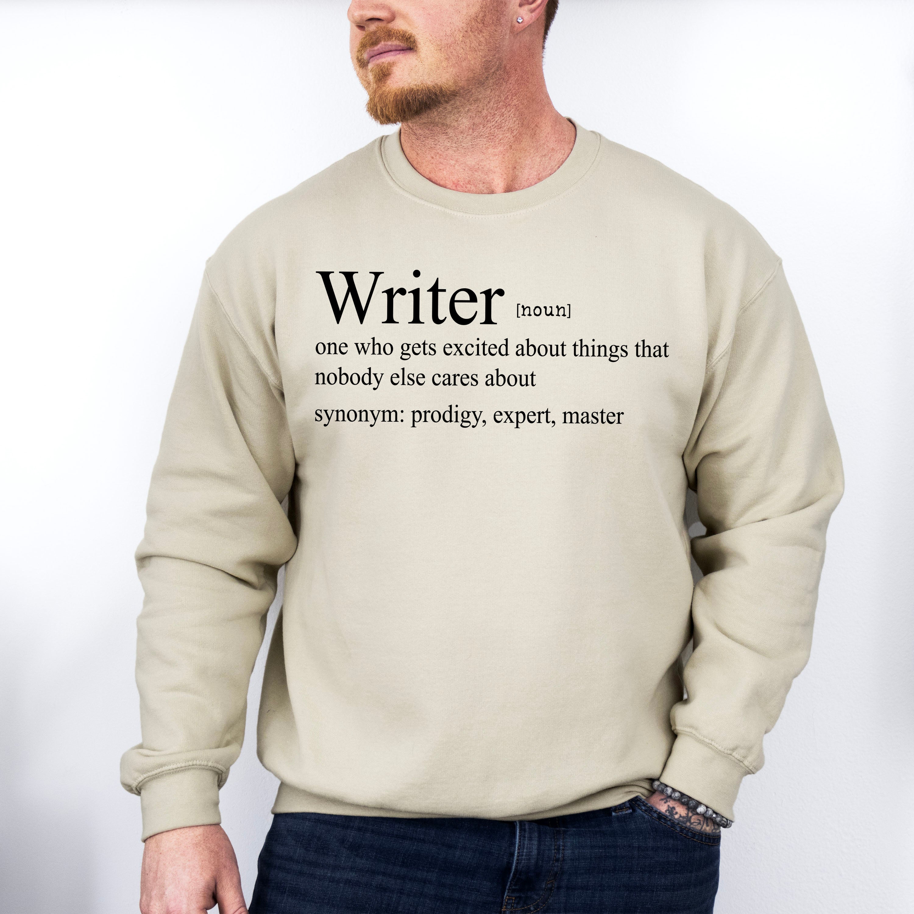 Writer Definition - Writing Unisex Crewneck T-Shirt Sweatshirt Hoodie