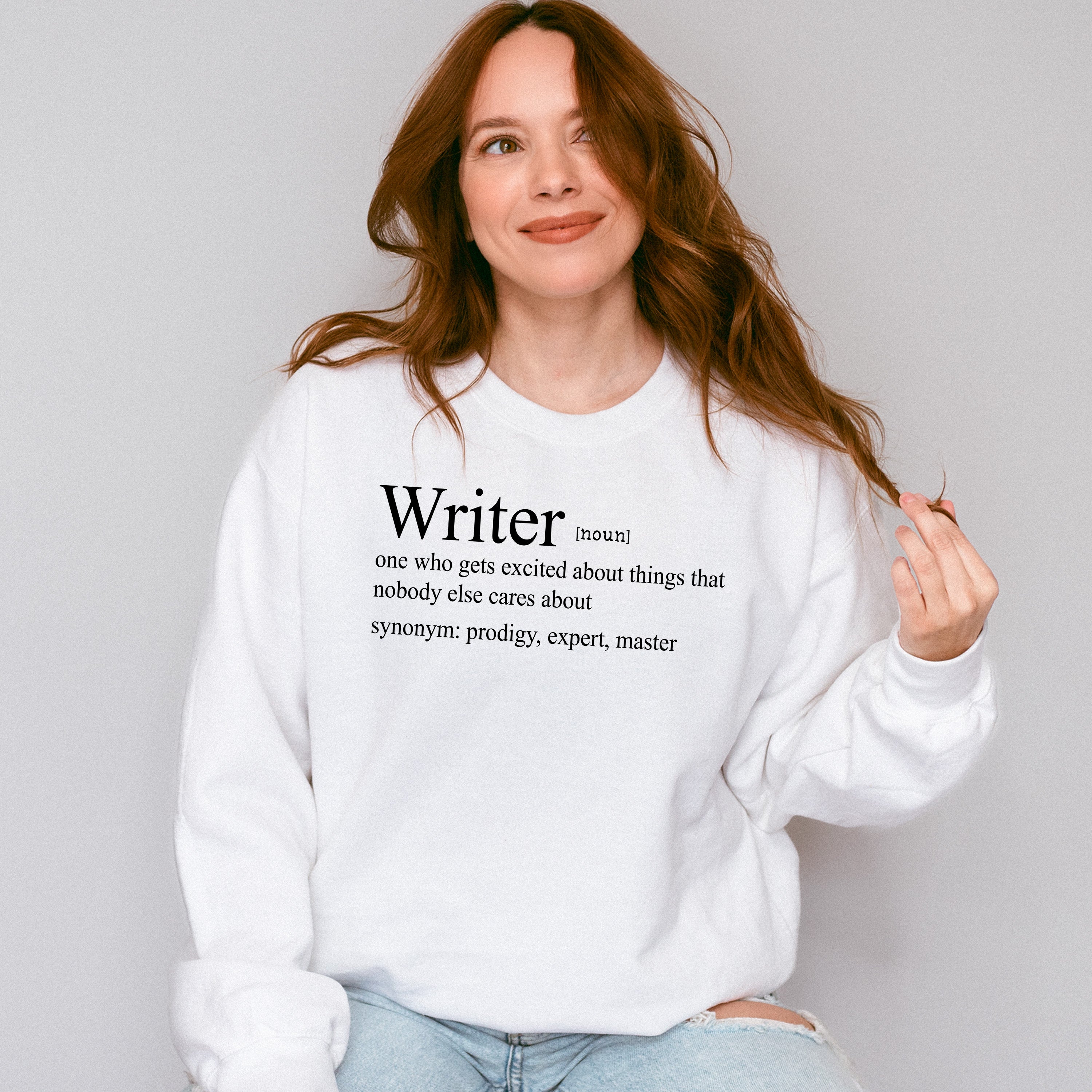 Writer Definition - Writing Unisex Crewneck T-Shirt Sweatshirt Hoodie