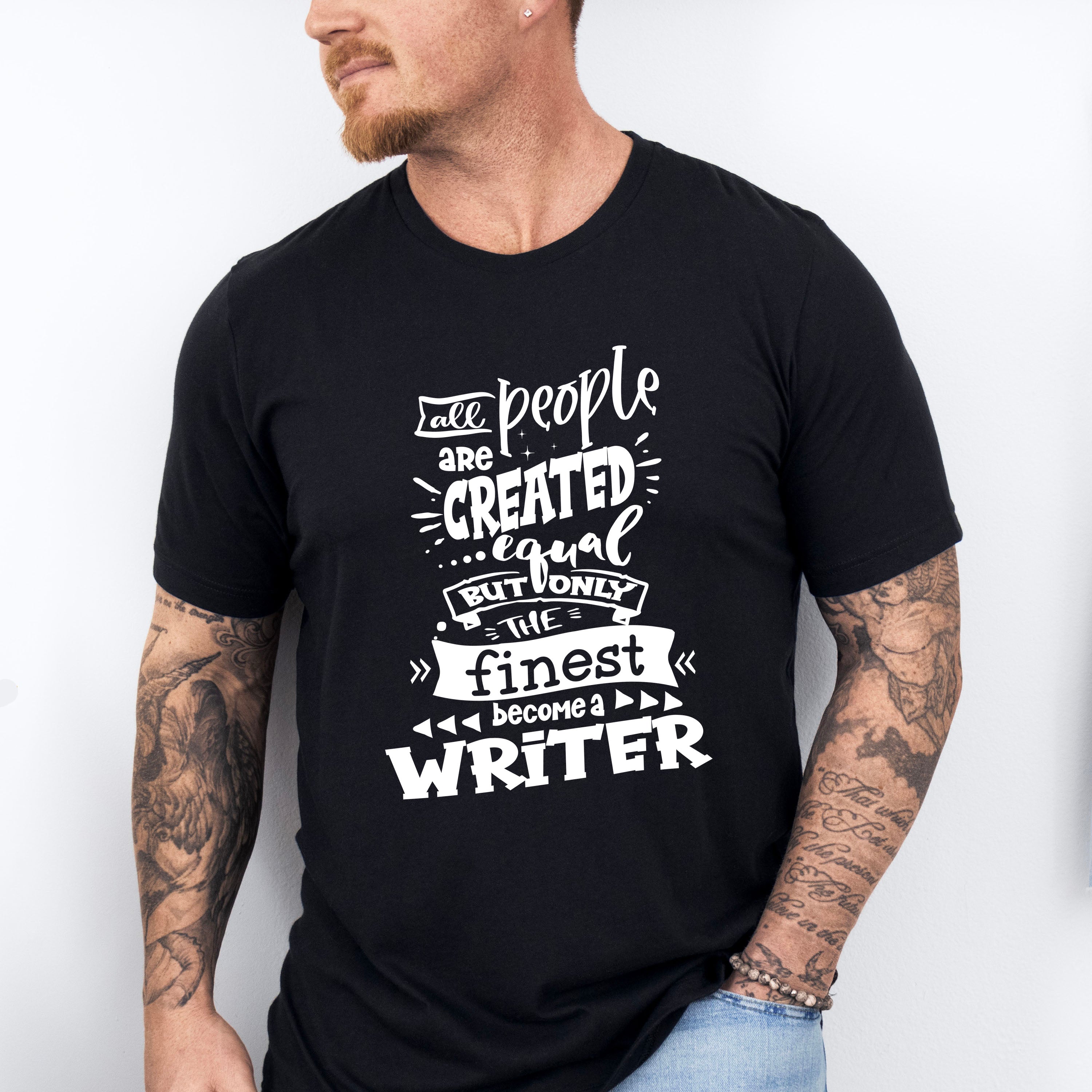 Only The Finest - Writing Unisex Crewneck T-Shirt Sweatshirt Hoodie