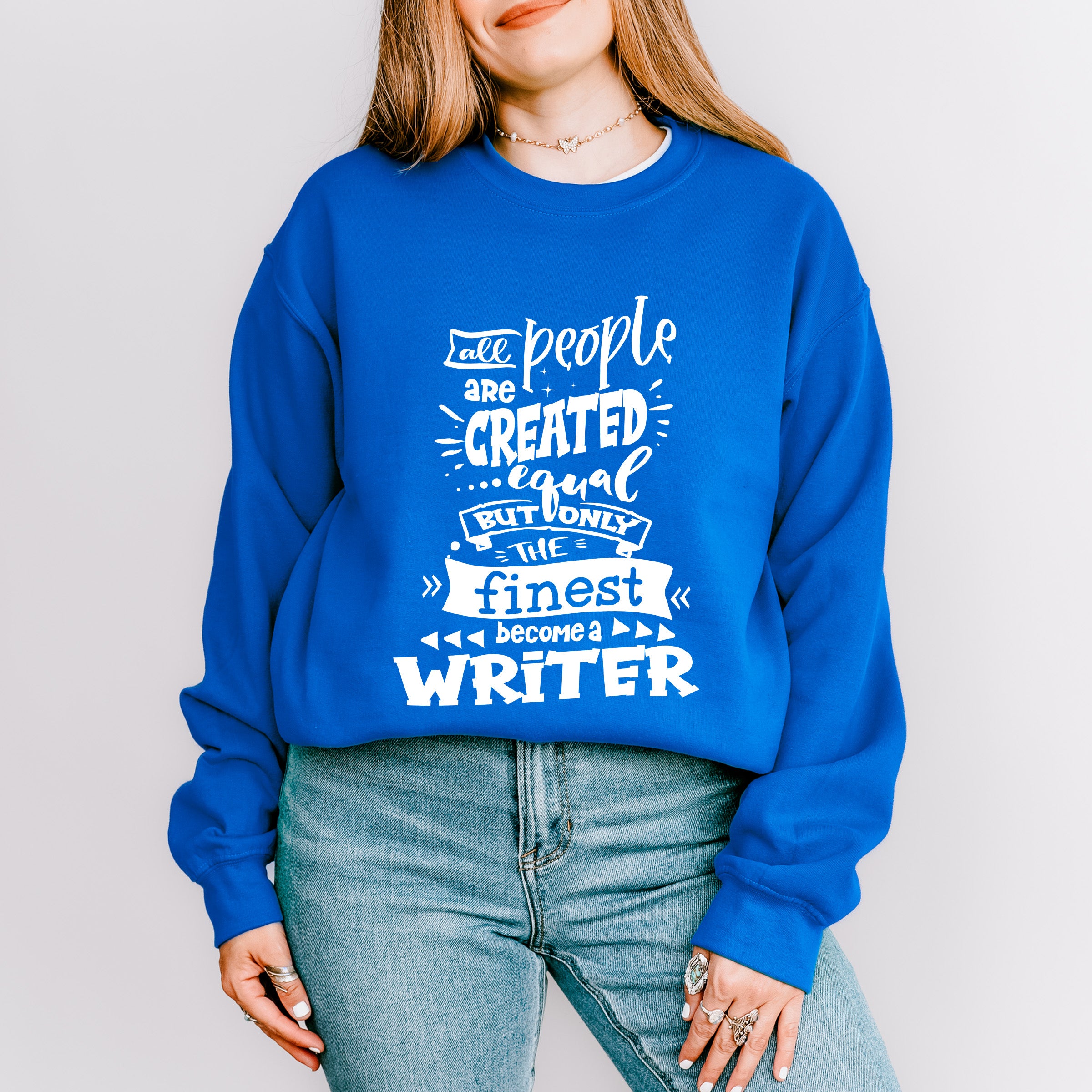 Only The Finest - Writing Unisex Crewneck T-Shirt Sweatshirt Hoodie
