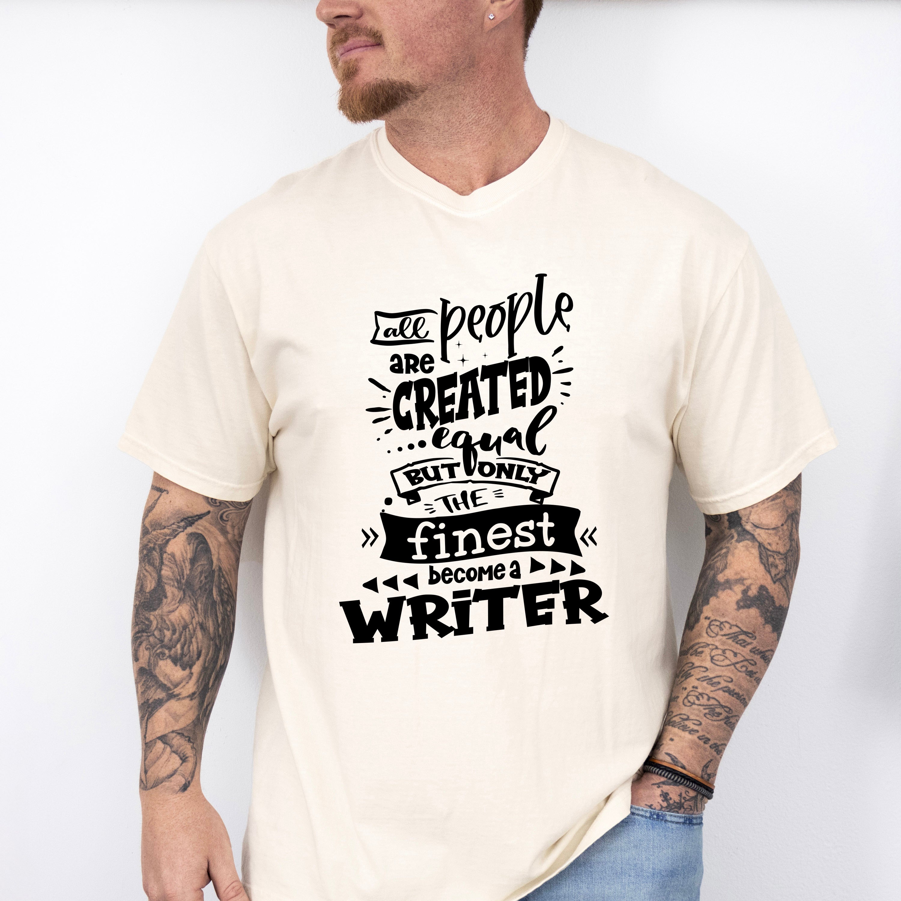 Only The Finest - Writing Unisex Crewneck T-Shirt Sweatshirt Hoodie